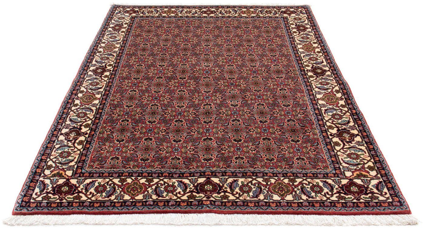 Wollteppich Bidjar - Zanjan Stark Gemustert Blu scuro 199 x 140 cm, morgenland, rechteckig, Höhe: 15 mm, Unikat mit Zertifikat