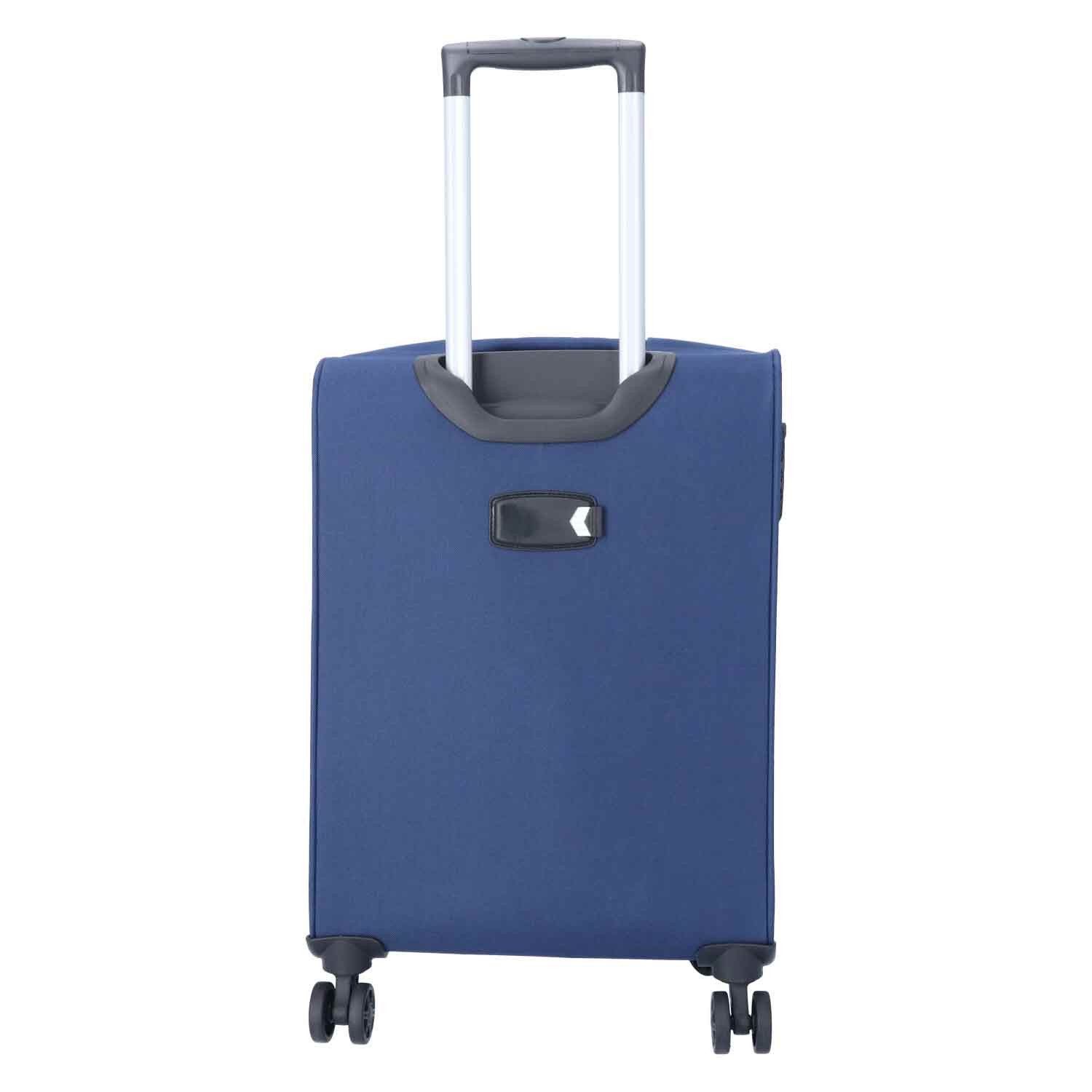 TheTrueC Koffer TheTrueC 4 Rollen Koffer Superlight 55cm Kopenhagen navy, 4 Rollen Rollen