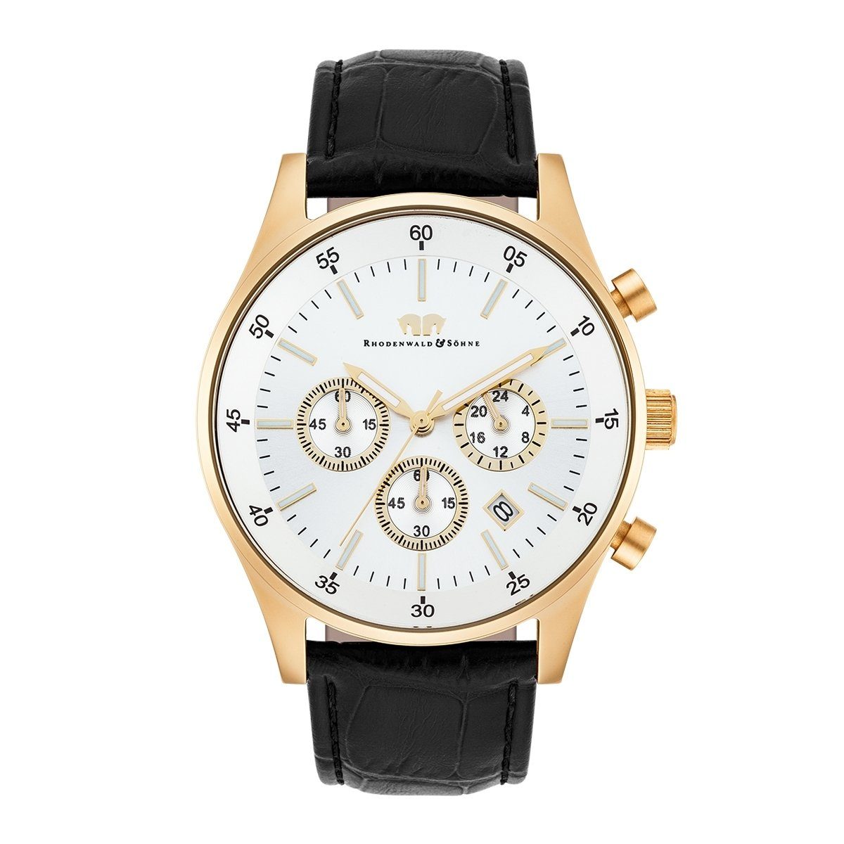 Rhodenwald & Söhne Chronograph Goodwill gelbgold Goodwill, aus Edelstahl