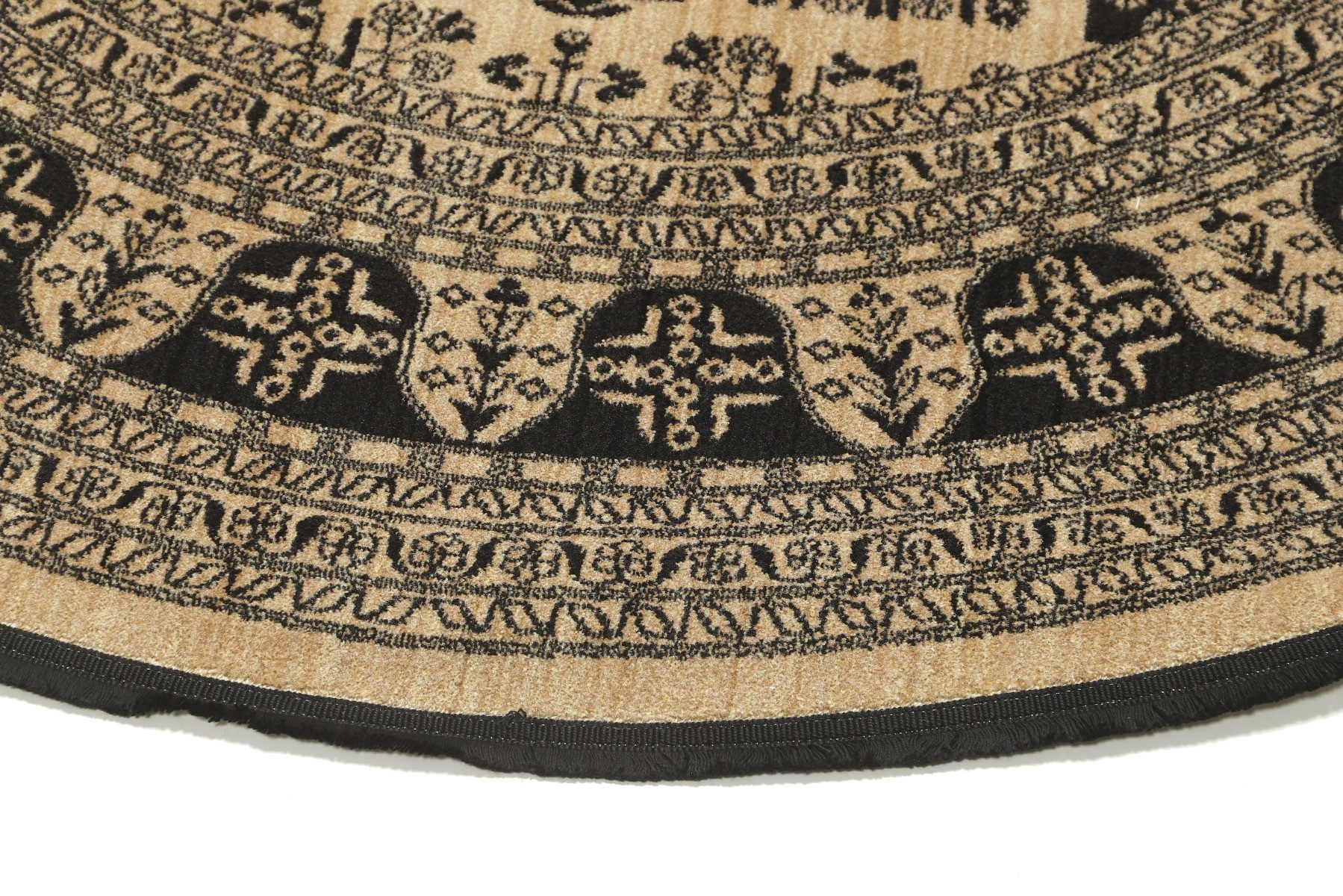 Carpet Avenue Teppich Alina - Afghan Khal Mohammadi 190x190, Rund, Höhe: 6 mm – Bild 4 von 5