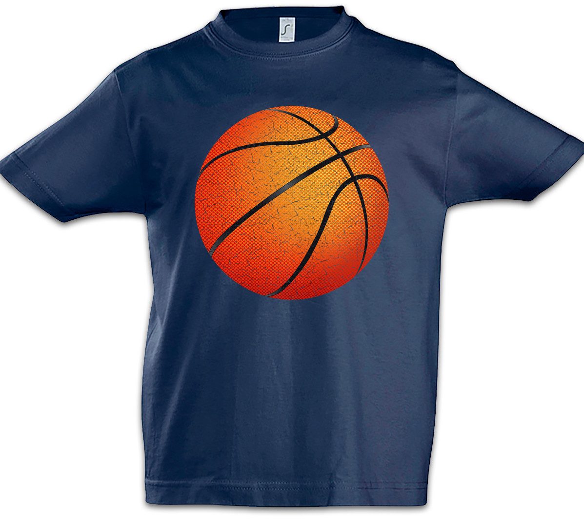 Urban Backwoods Print-Shirt Basketball I Kinder T-Shirt Court Streetball Player Center (1-tlg) Basketballplatz Spieler Field Korb