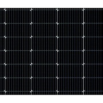 Lieckipedia 10000 Watt Solaranlage zur Netzeinspeisung, dreiphasig, Growatt Wechse Solar Panel, Black Frame