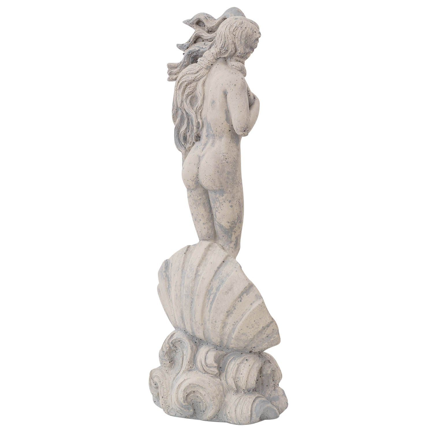 Figur Kunststein Botticelli Statue massiver Gartenfigur Venus Aubaho Replik Anti Skulptur