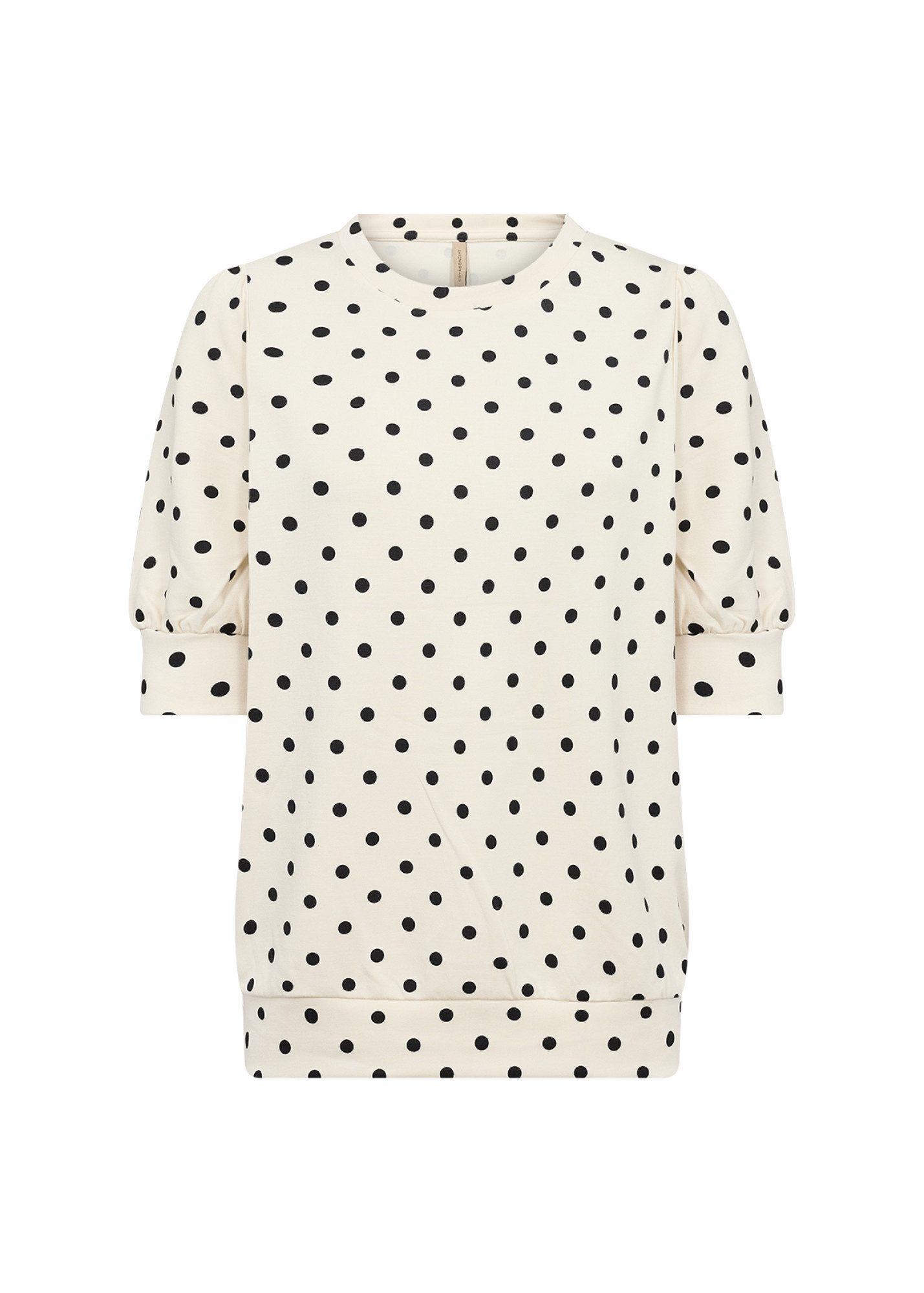 soyaconcept Kurzarmbluse - SC-GODIVA 1 - Bluse Damen mit Tupfenmuster - Shirtbluse