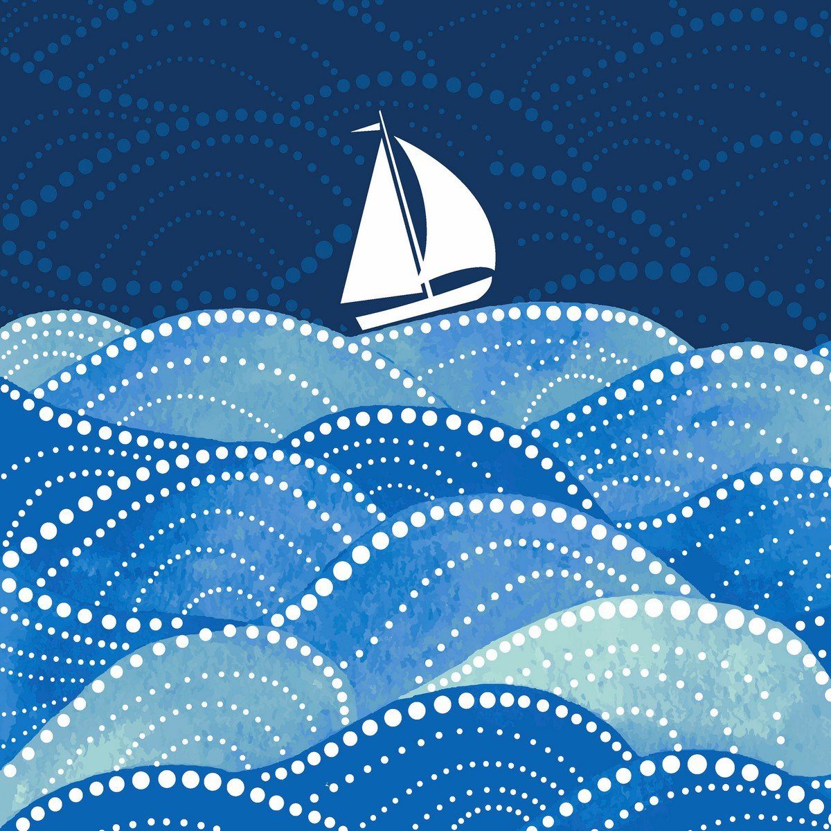 HOME FASHION Papierserviette 20 Servietten Sailing 33x33cm, (20 St)