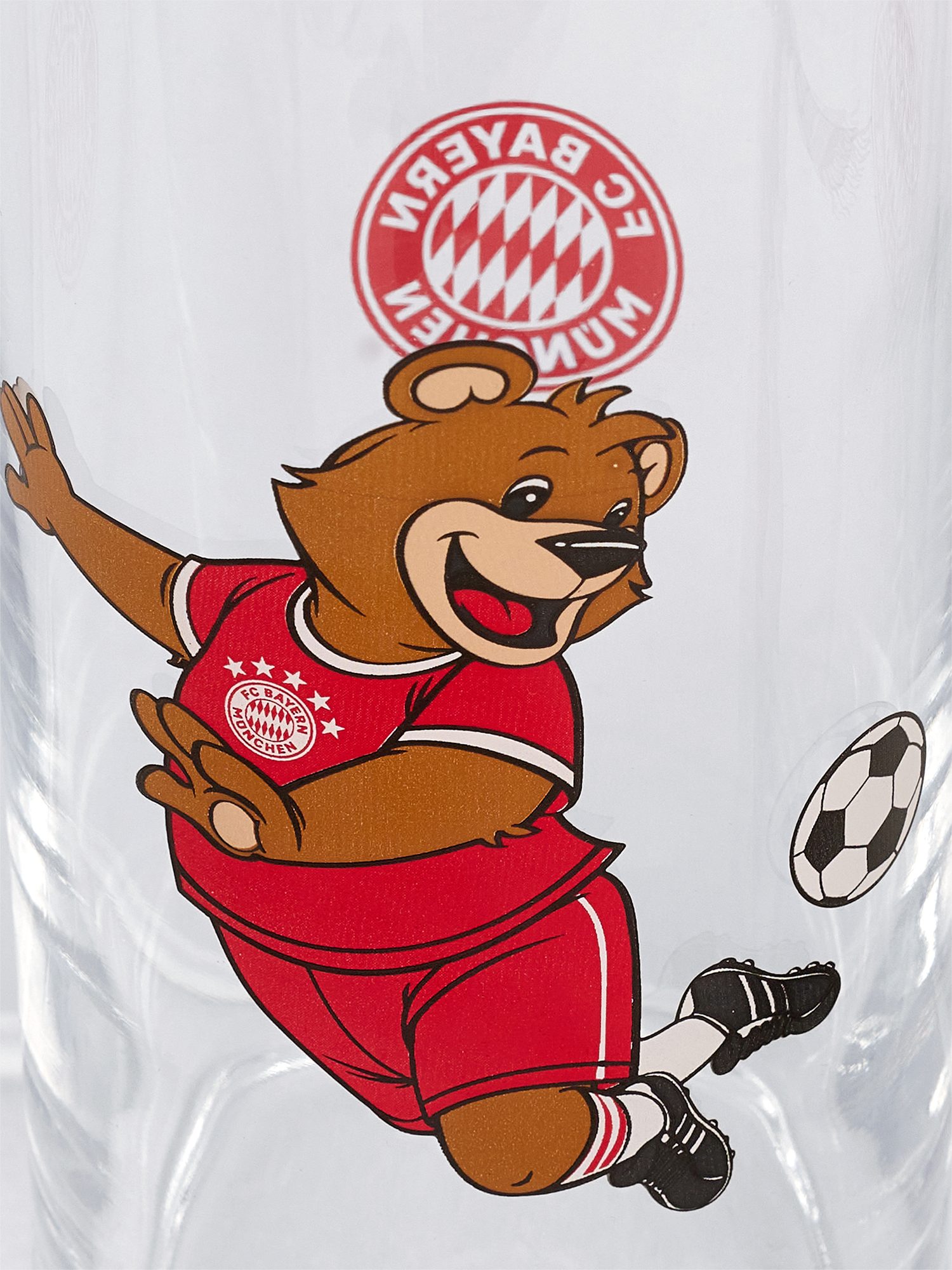 FC Bayern München Gläser-Set FC Bayern München Glas I Berni I 2er-Set I Kinder I 0,3 l I Fußball, Glas