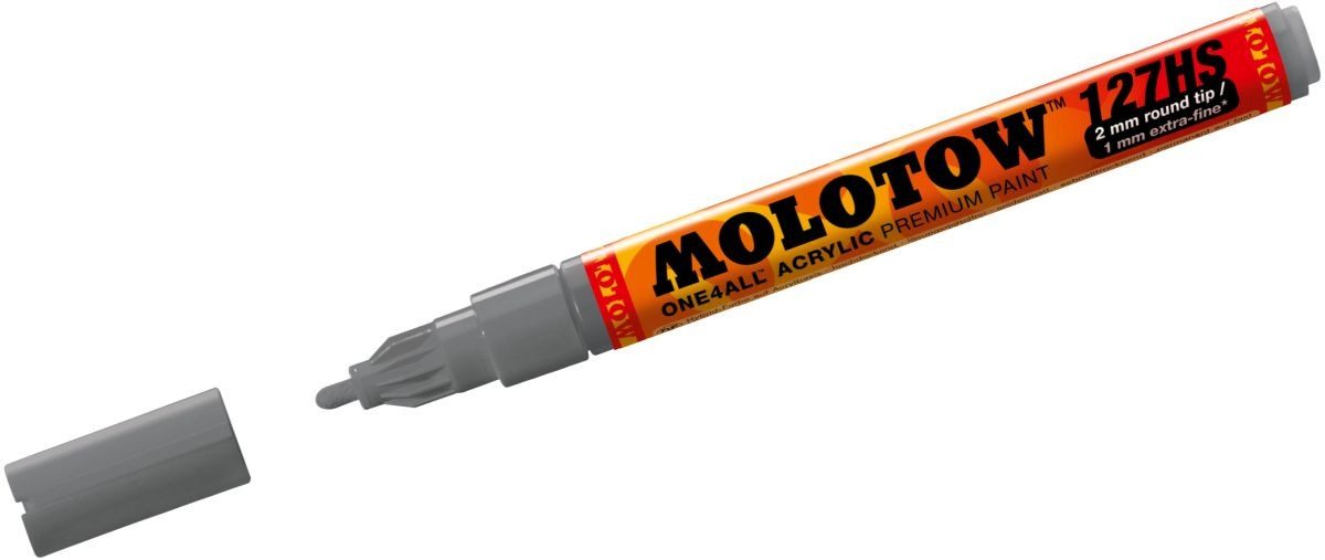 Thumbnail - MOLOTOW Permanentmarker Permanentmarker One4All 127 HS nachfüllbar 2mm graublau dunkel