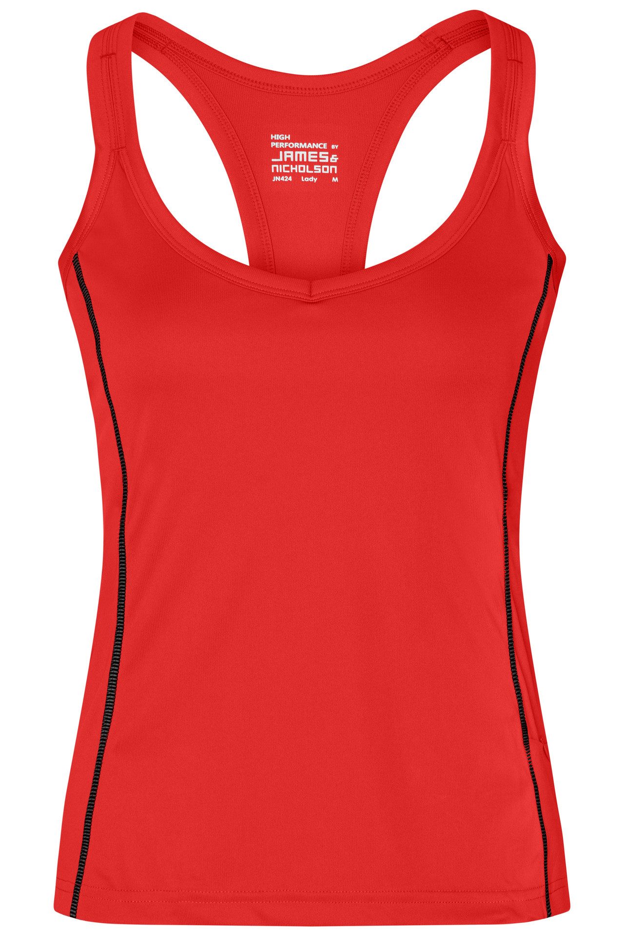 James & Nicholson Lauftop Doppelpack Damen Sporttop mit modischen reflektierenden Details JN424 (Doppelpack, 2er-Pack) Ladies' Running Reflex Top