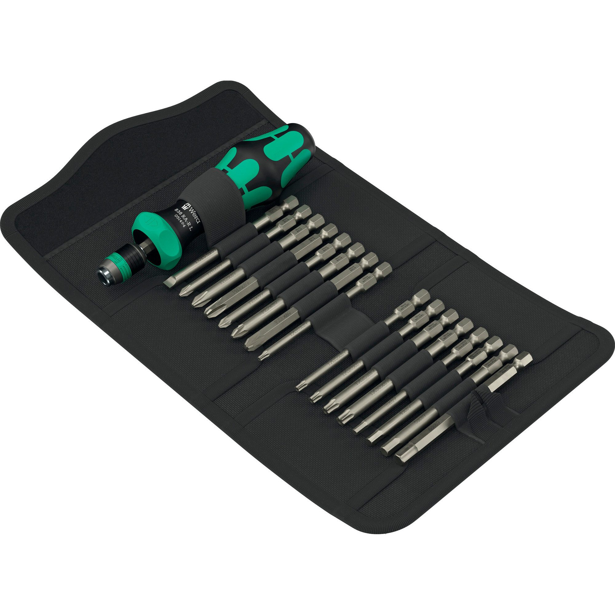Werkzeugset Wera Kraftform Kompakt 60 RA-R 1, Bit-Satz