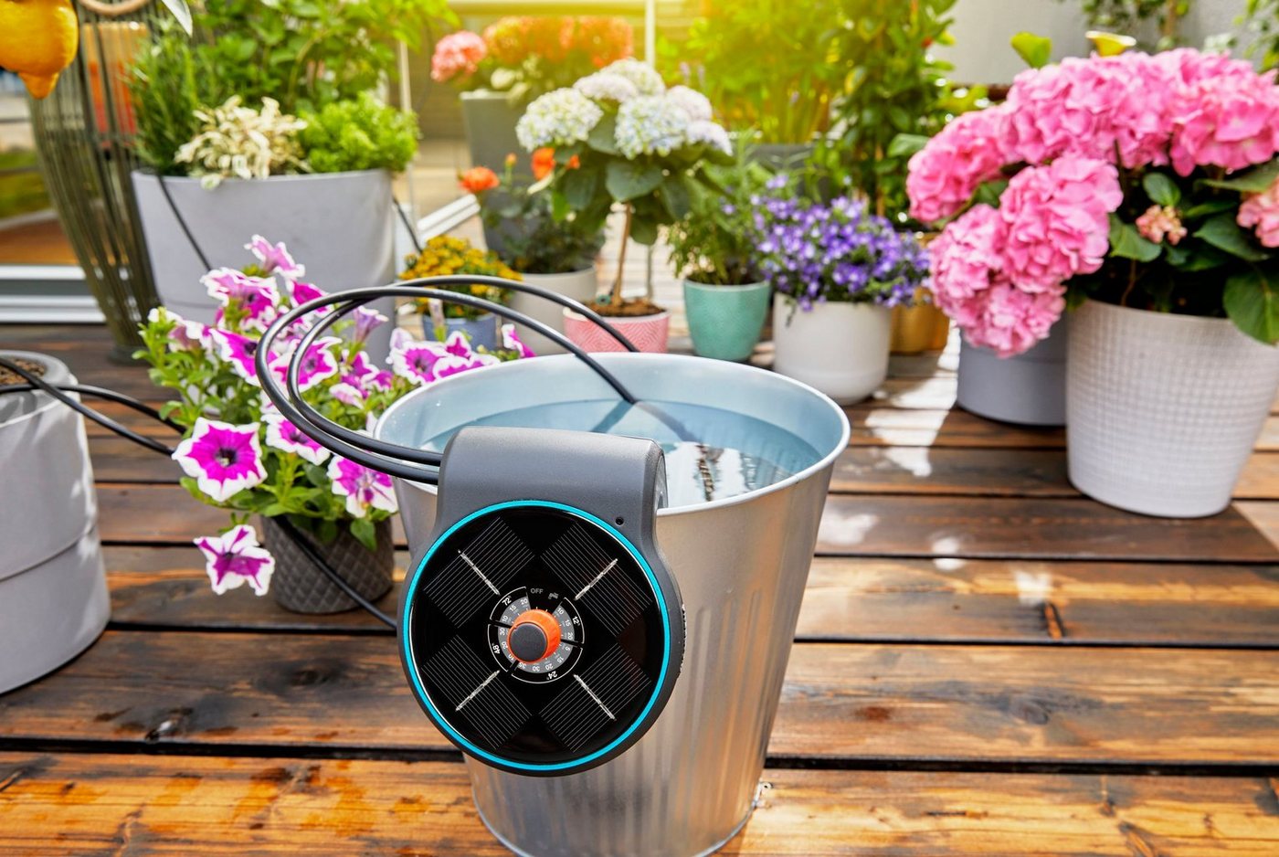 Thumbnail - GARDENA Bewässerungssystem Solar-Bewässerung AquaBloom Set