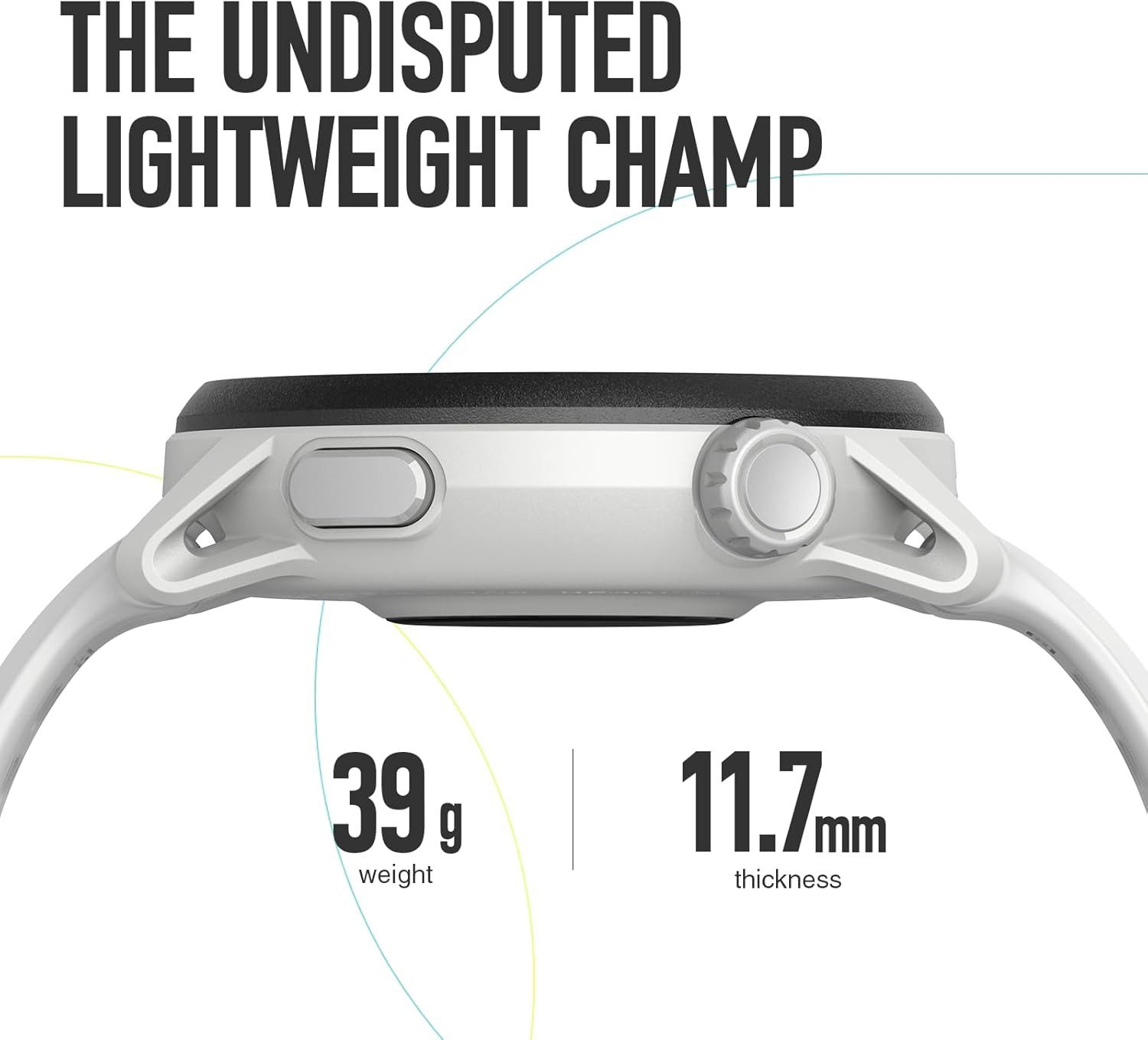 Coros W331 Smartwatch (3 cm, android ios), Sport Smartwatch mit GPS, 1.2" Display, 17 Tagen Akku