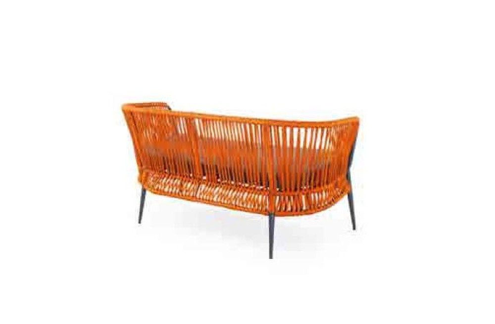 JVmoebel Gartenlounge-Set Beige Gartenmöbel aus Holz und Stoff mit Sofa, Sesseln und Tisch, (Set, Set), Made in Europa
