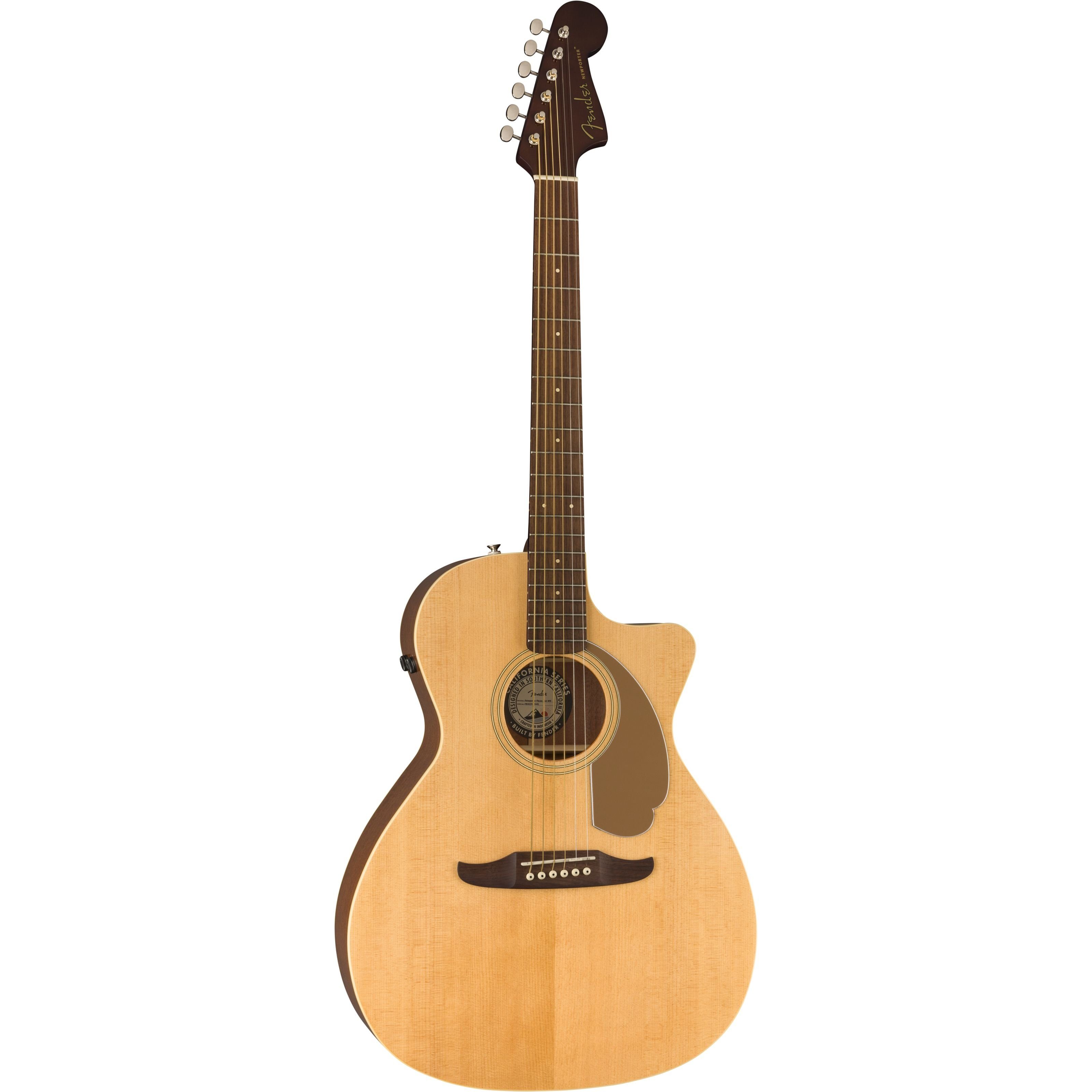 Fender Westerngitarre, Westerngitarren, Grand Auditorium Gitarren, Newporter Player WN Natural - Westerngitarre