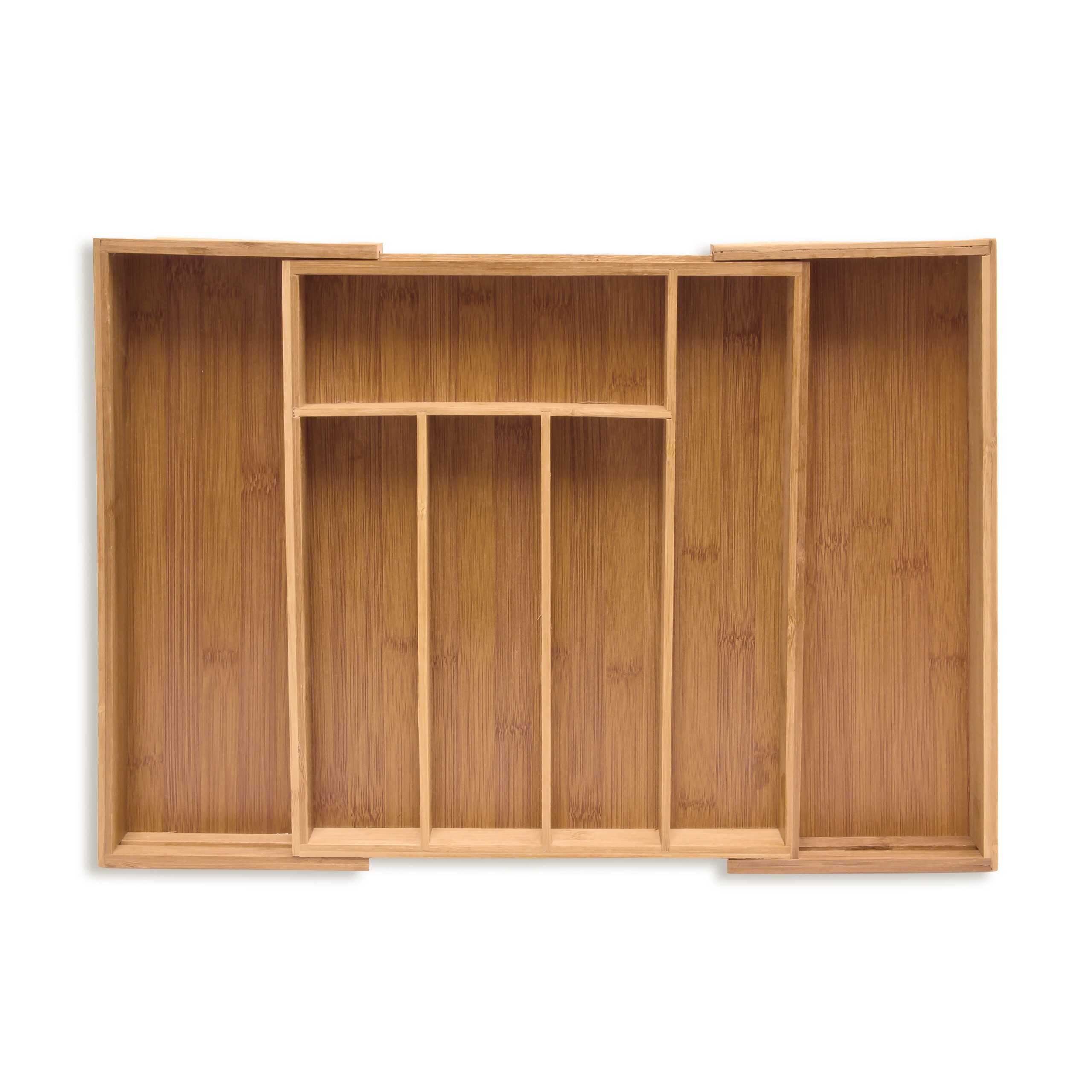 relaxdays Besteckkasten Bambus ausziehbar günstig online kaufen