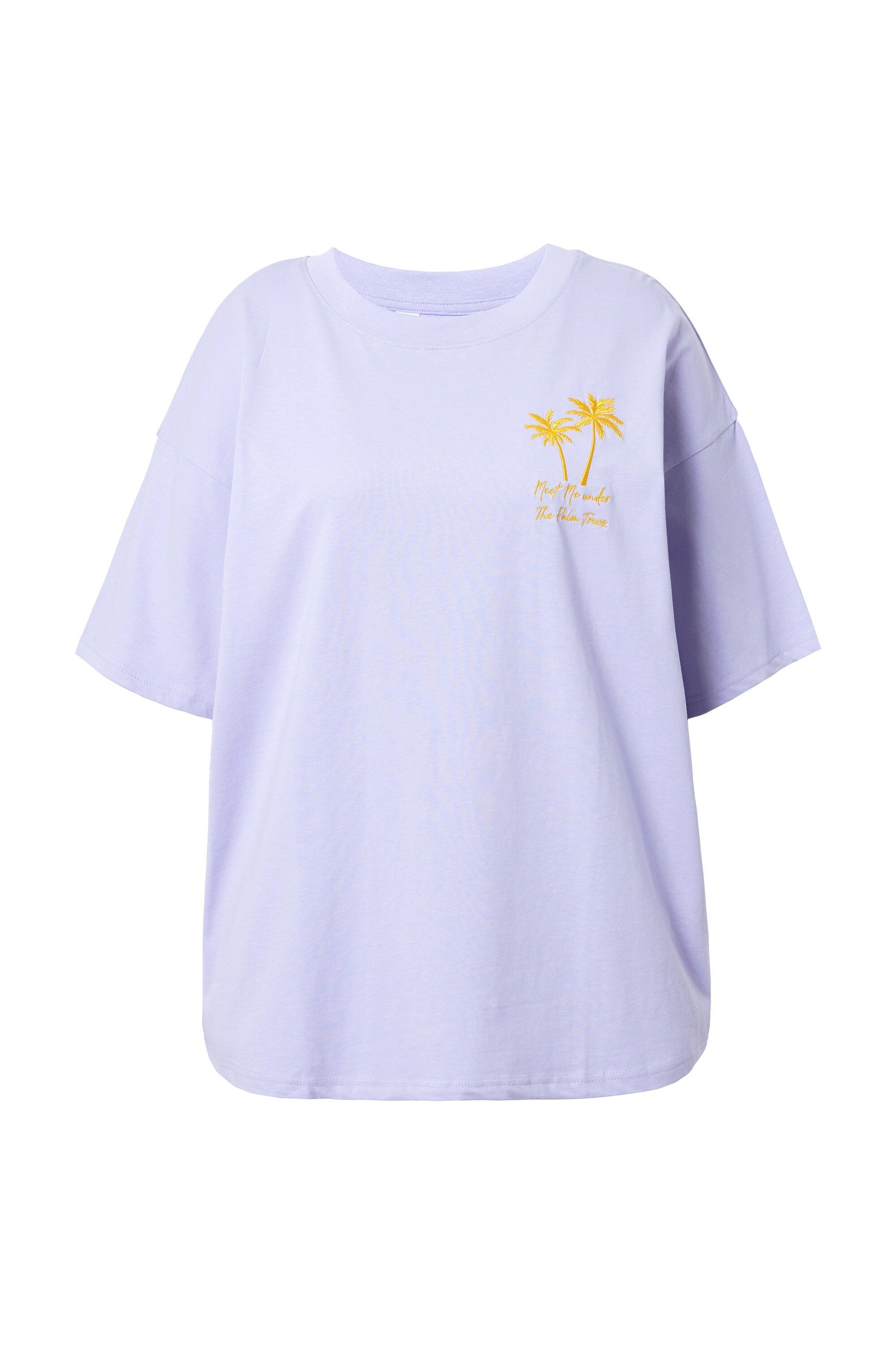 Studio Untold T-Shirt T-Shirt oversized Palmen-Stickerei günstig online kaufen