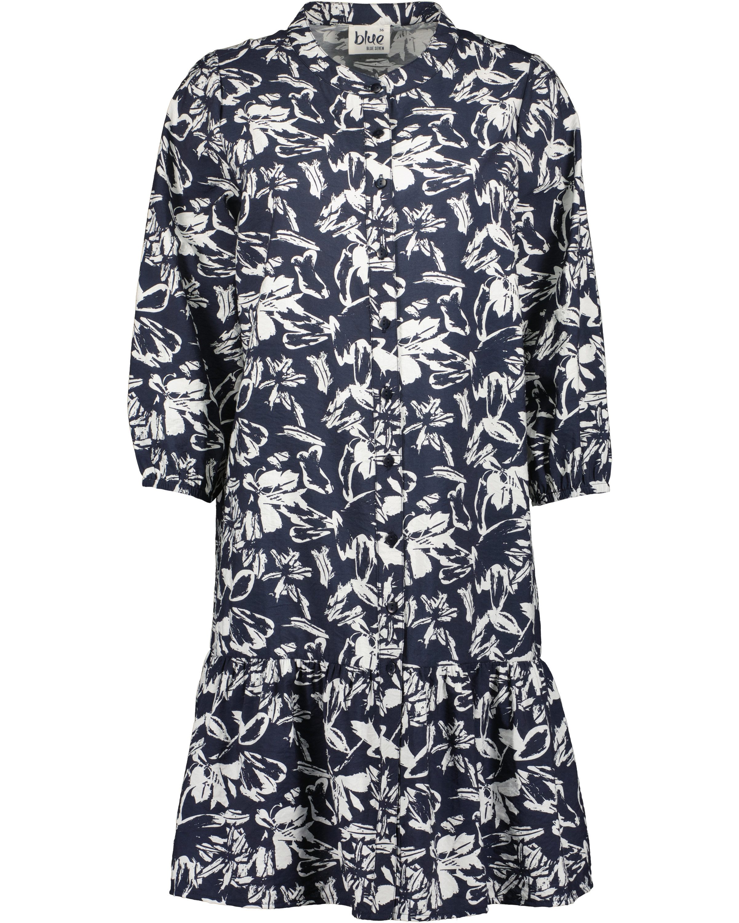Blue Seven Sommerkleid Kleid mit 3/4 Ärmeln (1-tlg)