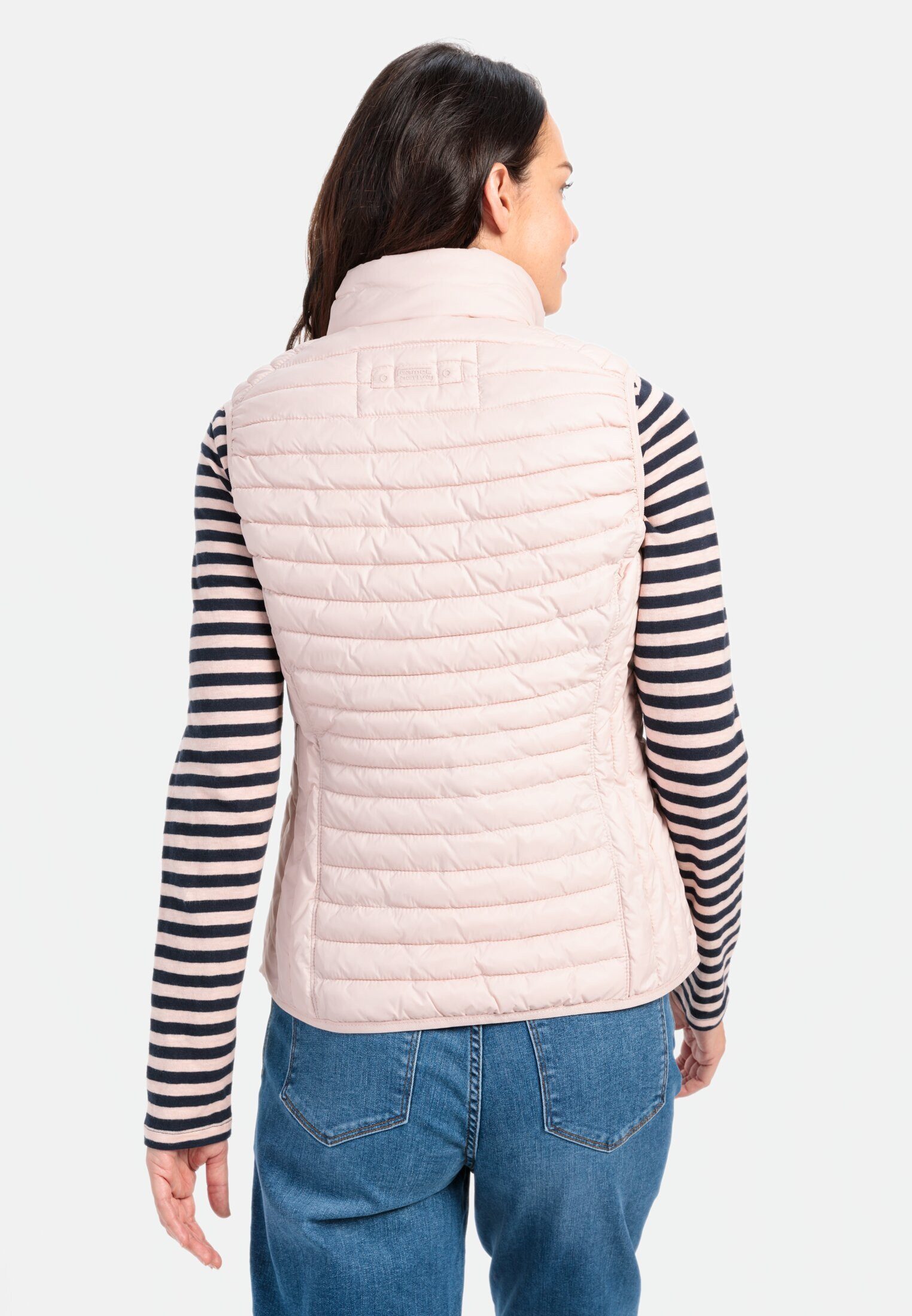 camel active Steppweste aus recyceltem Polyamid ärmellos Stehkragen mit Ste günstig online kaufen