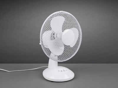 TRIO Tischventilator, kleiner Zimmer-Ventilator leise, mini Raumlüfter, Tisch-Lüfter Windmaschine Desk Fan