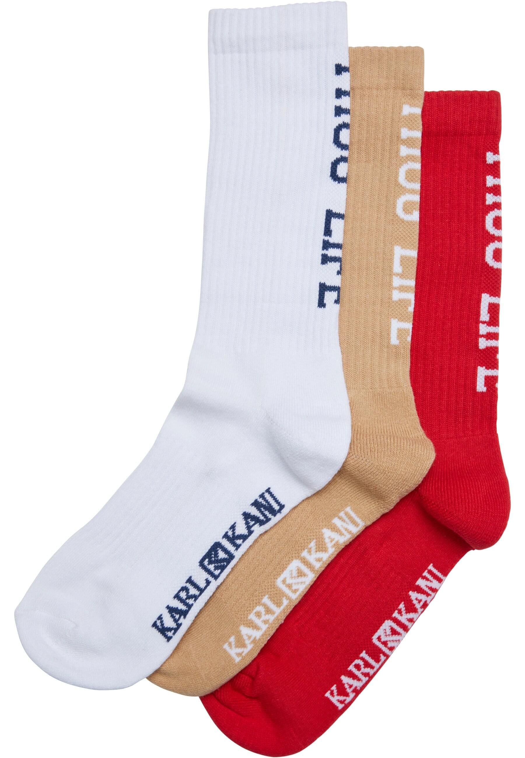 Karl Kani Basicsocken Karl Kani Unisex KA242-003-1 Kani Thug Life 3-Pack Socks (1-Paar)