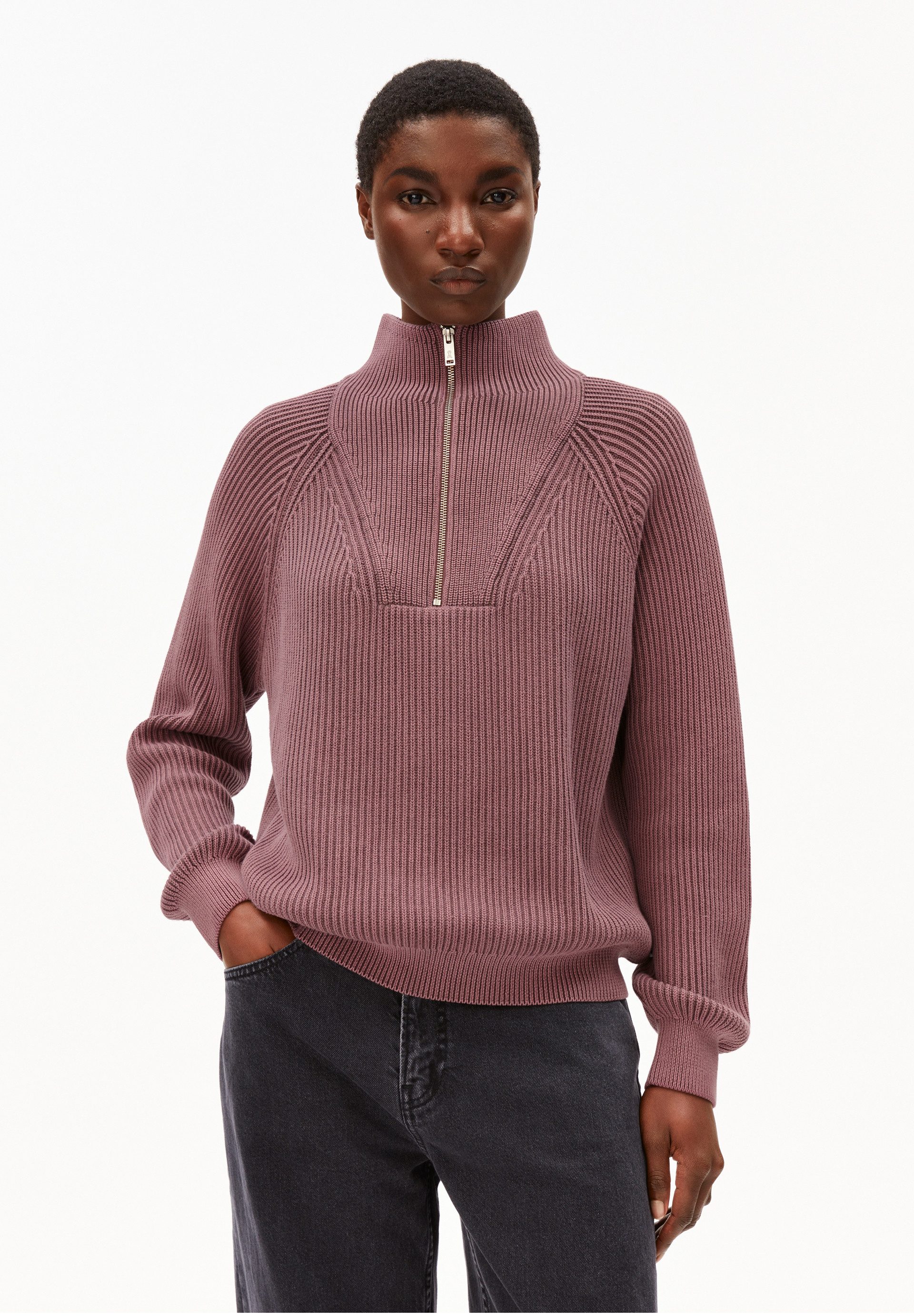 Armedangels Strickpullover RONYIAAS GMT DYE Pullover aus Bio-Baumwolle (Loo günstig online kaufen