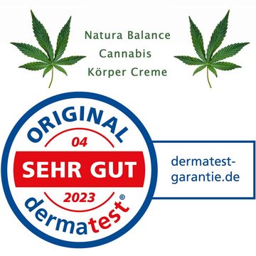 Natura Balance Körpercreme 3 Dosen a 125ml Cannabis Körper Creme Alpenkräuter Salbe
