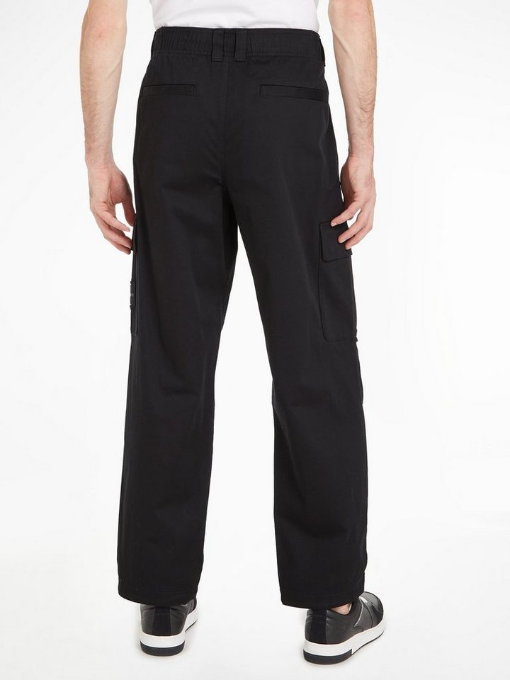 Calvin Klein Jeans Cargohose ESSENTIAL REGULAR CARGO PANT, Web aus 20%  recycelt Baumwolle