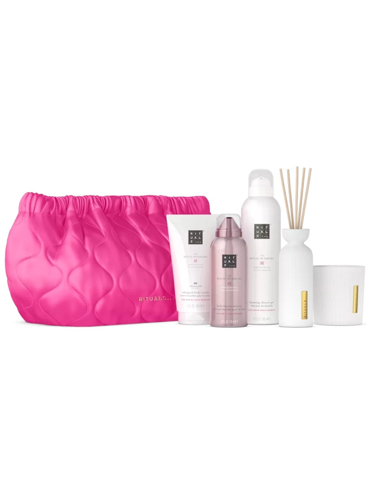 Rituals Pflege-Geschenkset The Ritual of Sakura luxuriöses Kosmetik & Beauty-Set, Zart duftend nach Kirschblüten und pflegender Reismilch