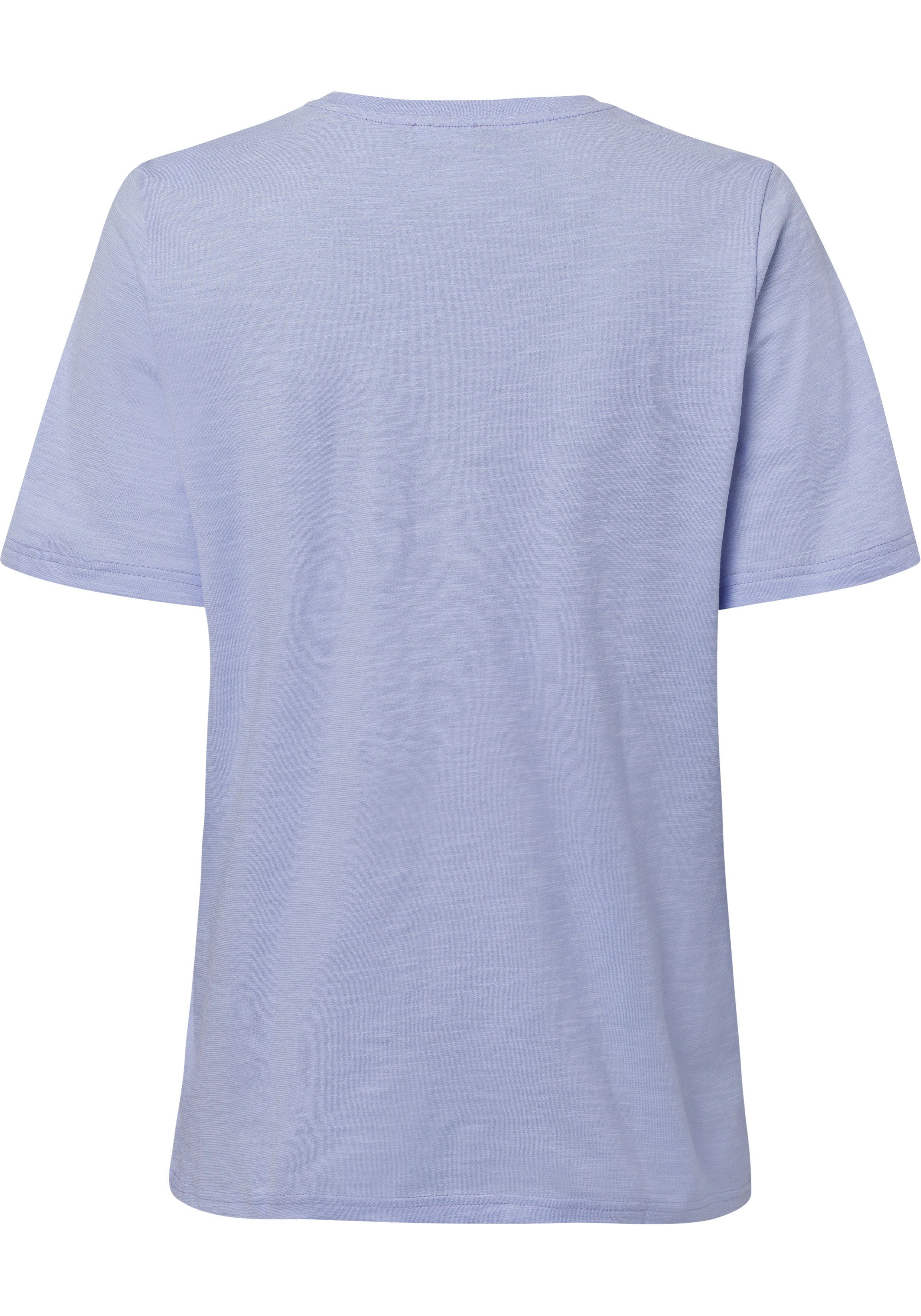 United Colors of Benetton T-Shirt flieder cleaner in Basic-Optik