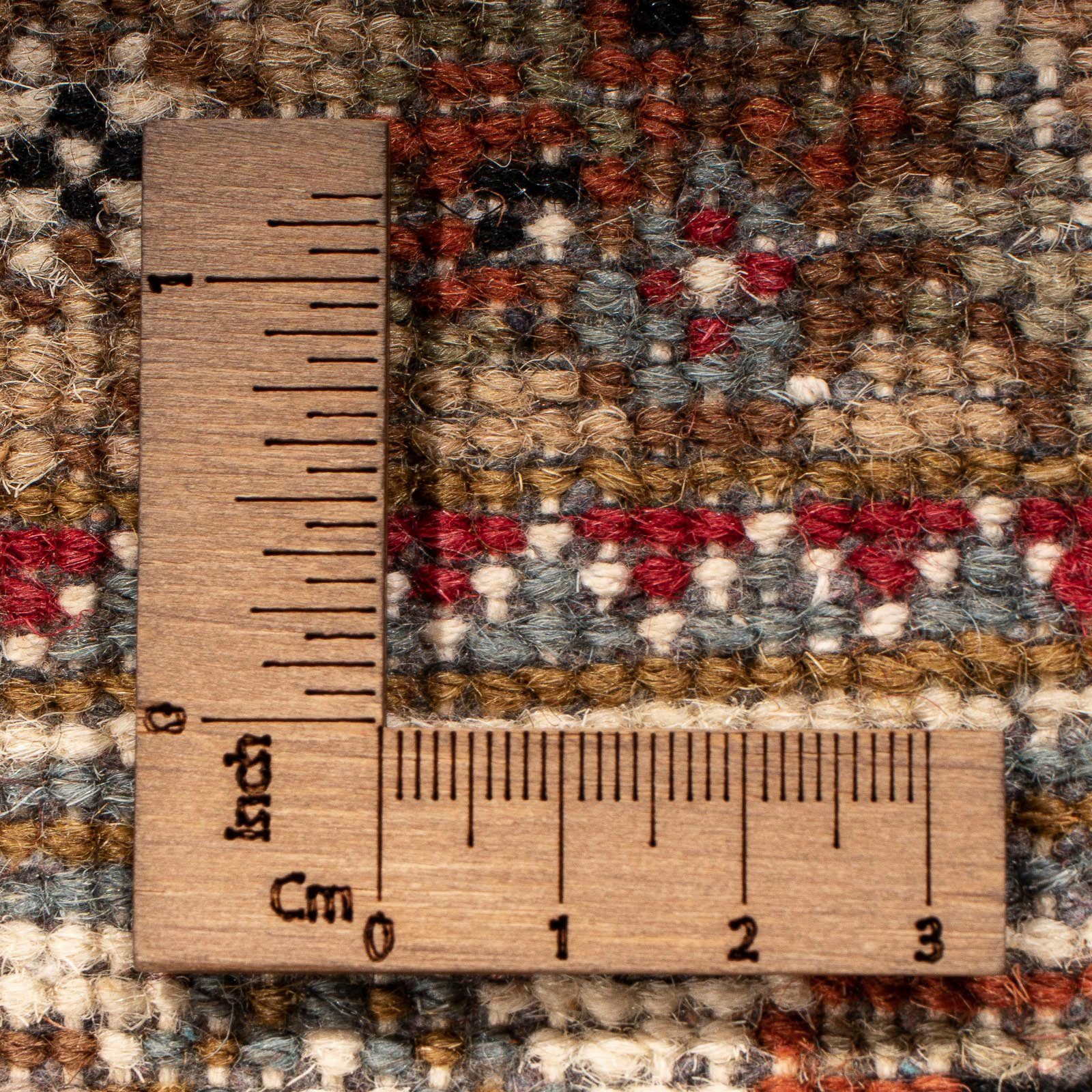 rechteckig, Orientteppich 10 mit mm, Perser Täbriz Wohnzimmer, 353 Höhe: - Zertifikat Handgeknüpft, 79 x dunkelblau, morgenland, Einzelstück - - cm