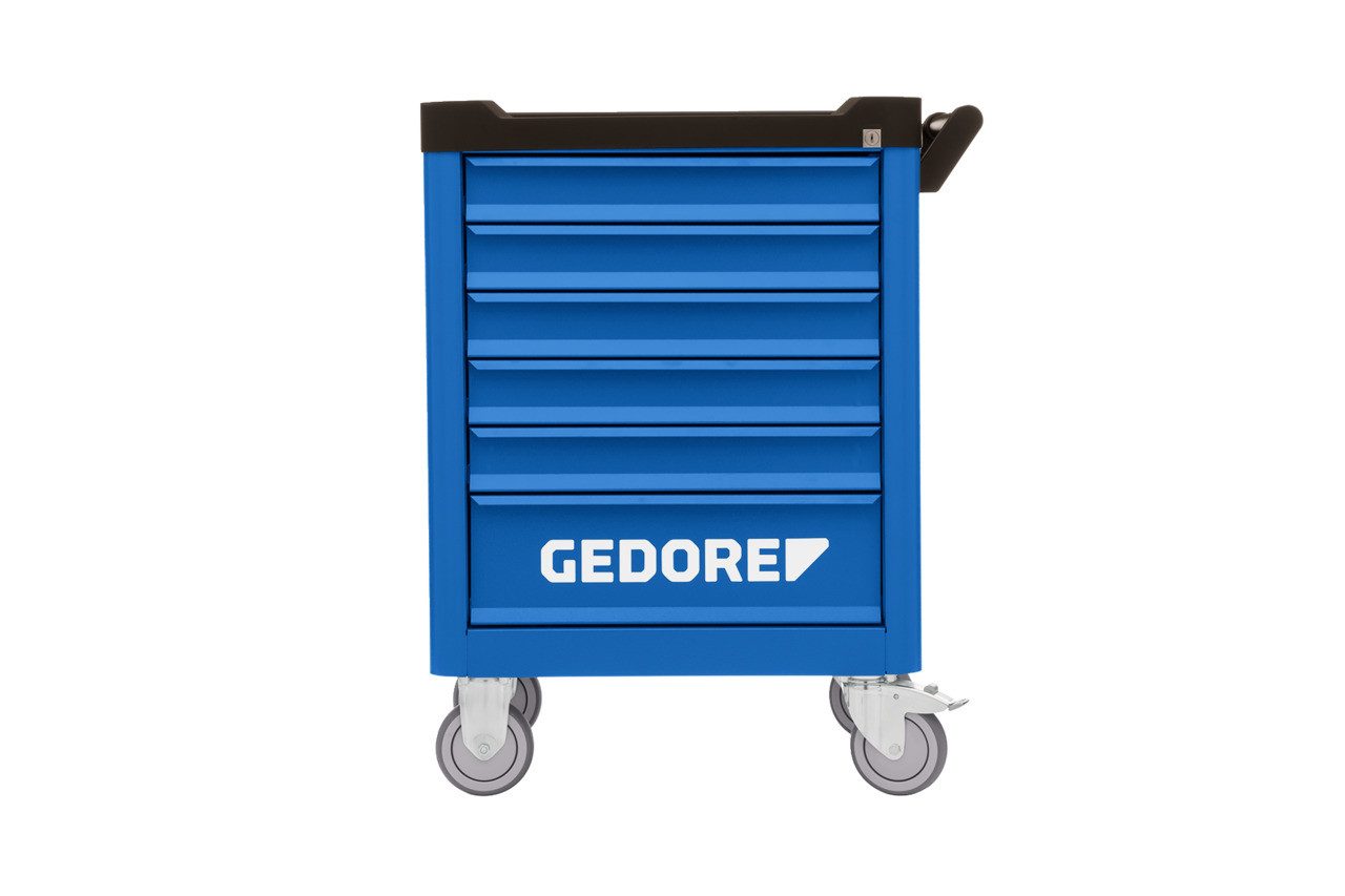 Gedore Werkzeugkoffer WSL-M-TS-172 Wkz.Wagen WORKSTER mit Sortiment 172 teilig