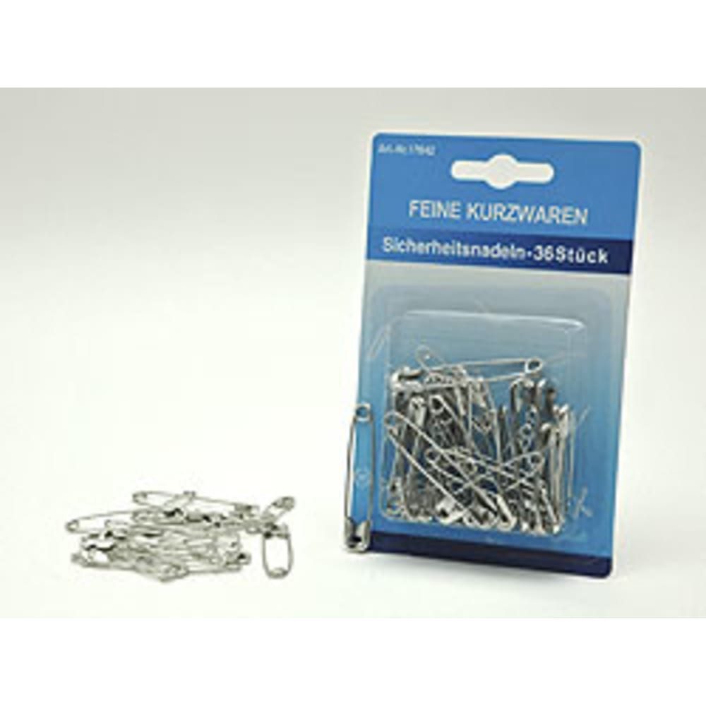 HundB Булавки 36 Булавки, verschiedene Größen, 20 - 45 mm, Stück 36 St., Булавки, Иглы Verschlüsse Befestigungen Clips Pins