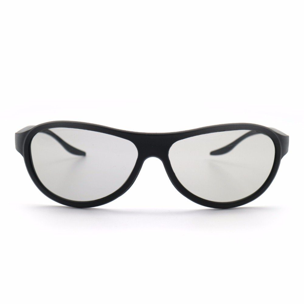 Kinder Accessoires TPFNet 3D-Brille, 3D Glasses Passive Polarisierte 3D Brille zum Ansehen von Filmen 3D Kino Brille - Farbe Sch