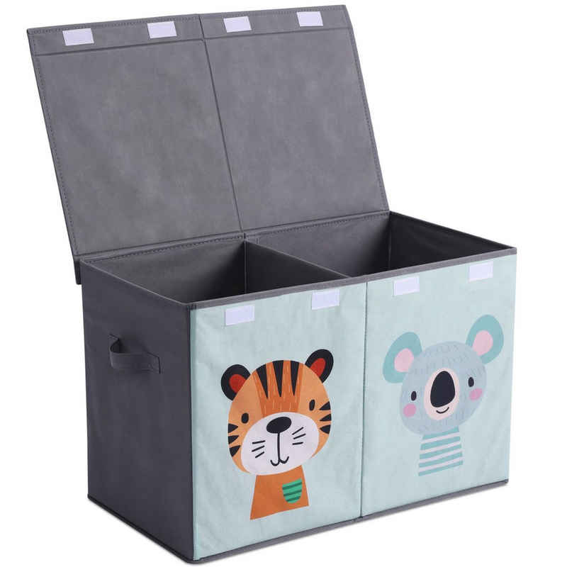 Navaris Aufbewahrungsbox Kinder Aufbewahrungsbox groß - Spielzeug Aufbewahrung - Box mit Deckel (1 St)