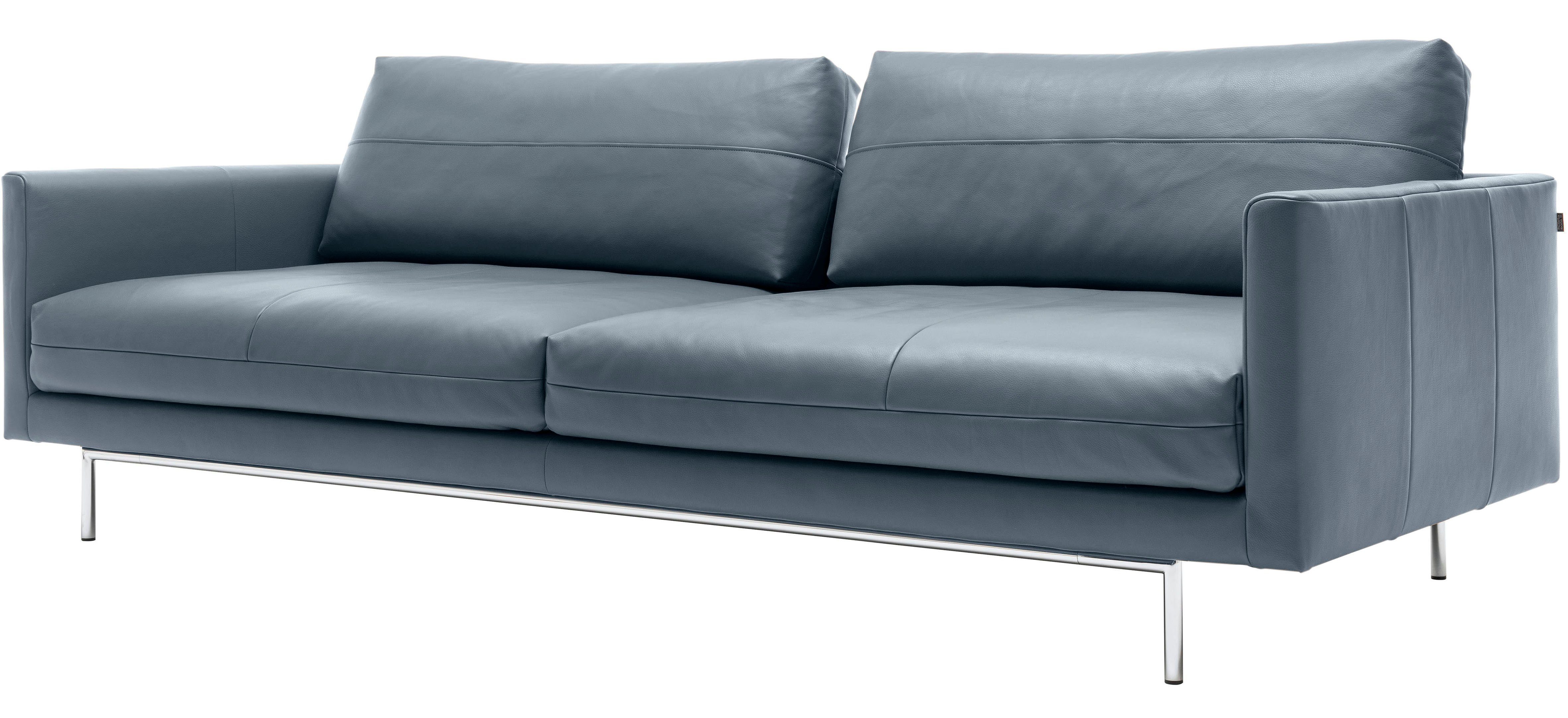 | hülsta blaugrau 4-Sitzer blaugrau sofa