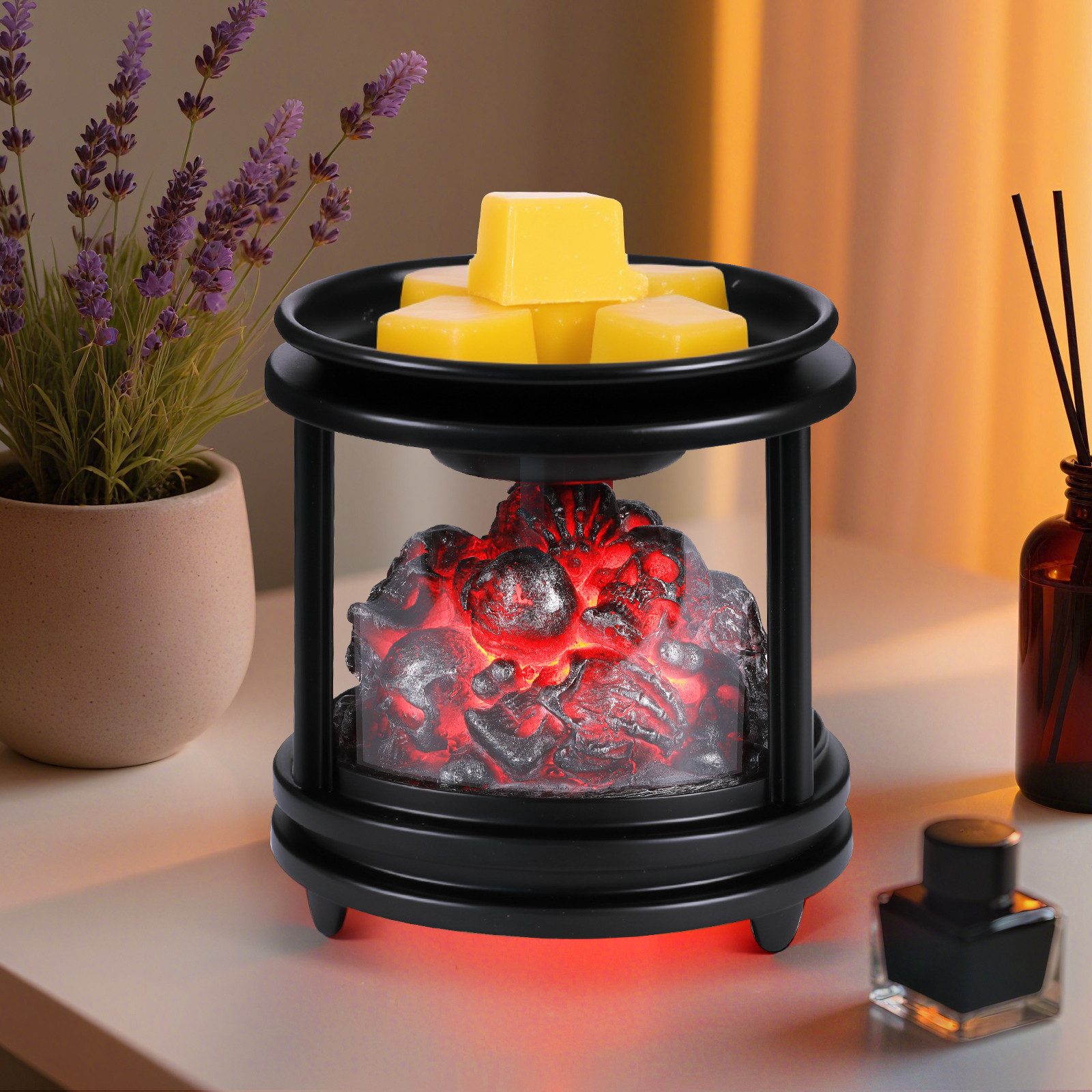 BlingBin Duftlampe 3 in 1 Elektrische Wachsduftlampe für Kerzen & Ätherisch günstig online kaufen