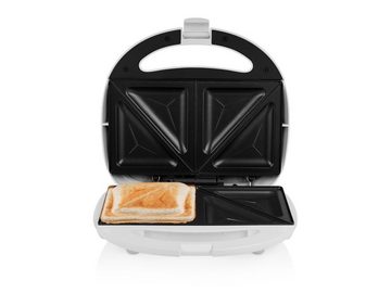 Tristar Sandwichmaker, 750 W, kleiner 2er Toaster Panini Snackmaker mit Gabel, Antihaftbeschichtung