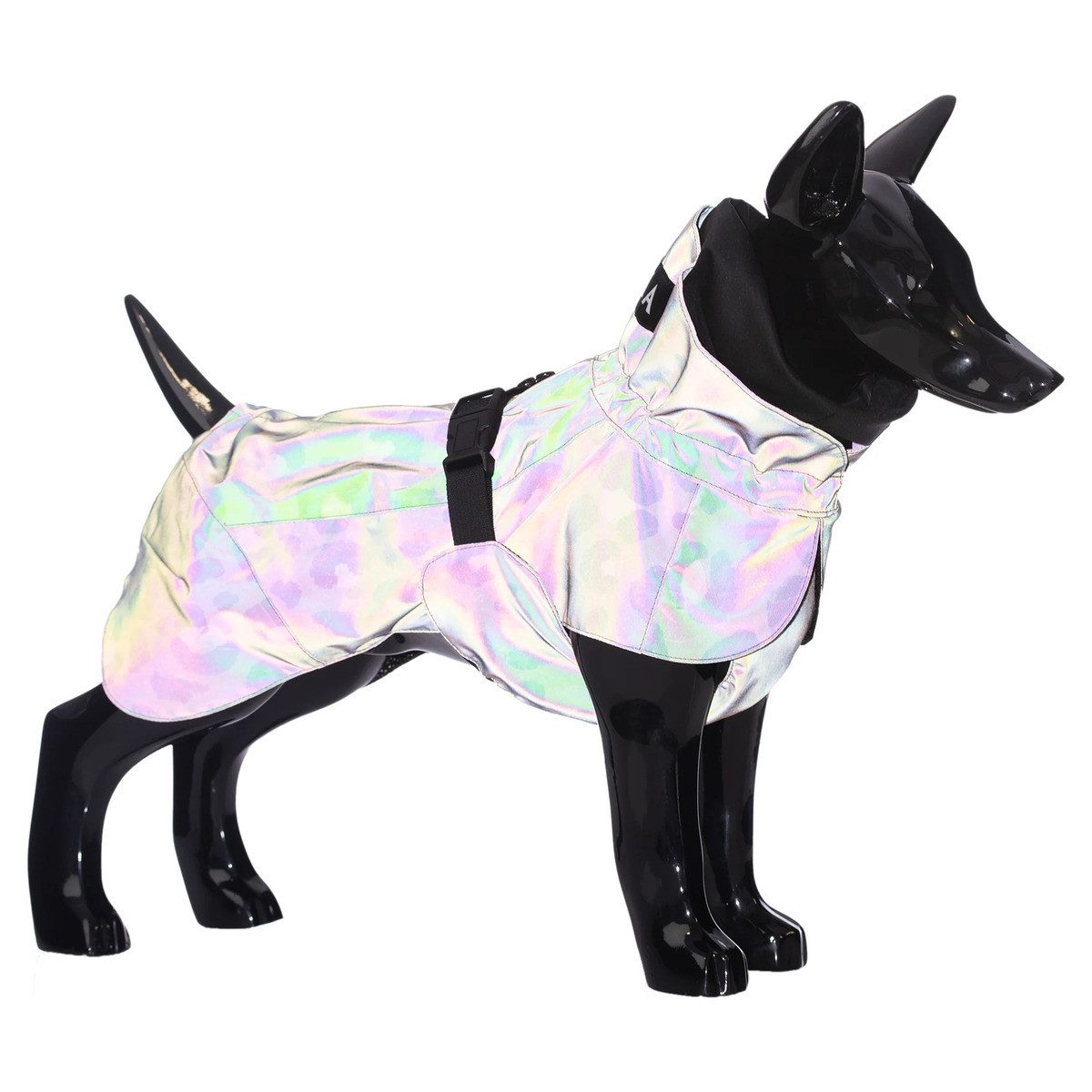 PAIKKA Hunderegenmantel Hunde Regenmantel leicht & reflektierend "Visibility Raincoat Lite l