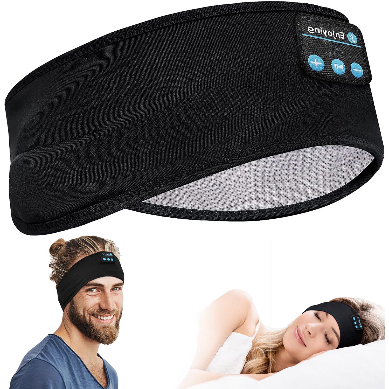 Schlafmaske Schlafmaske mit Bluetooth-Musik 100% Blackout-Effekt