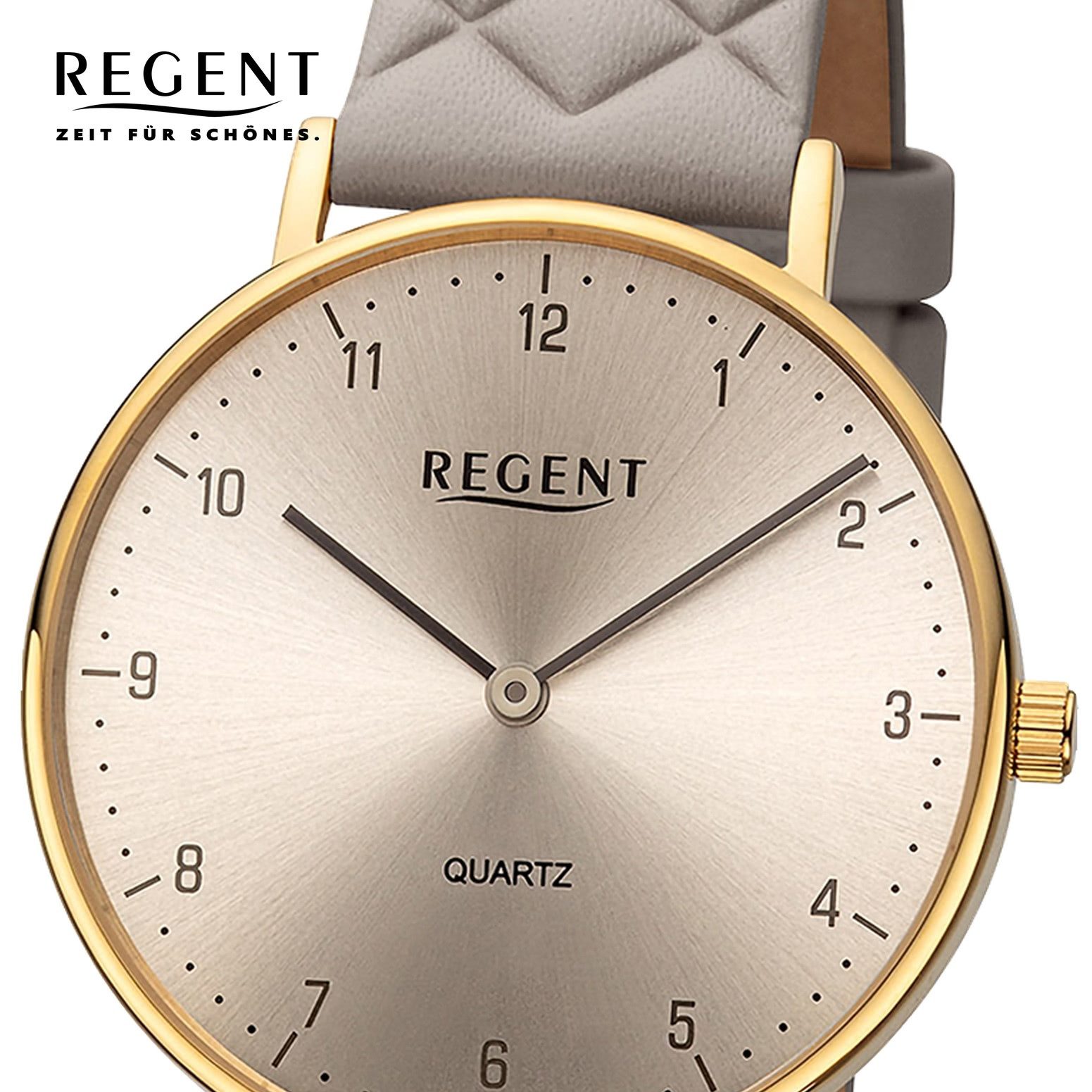 Regent Quarzuhr Regent Damenuhr Edelstahl-Armbanduhr, (Analoguhr), Damenuhr günstig online kaufen
