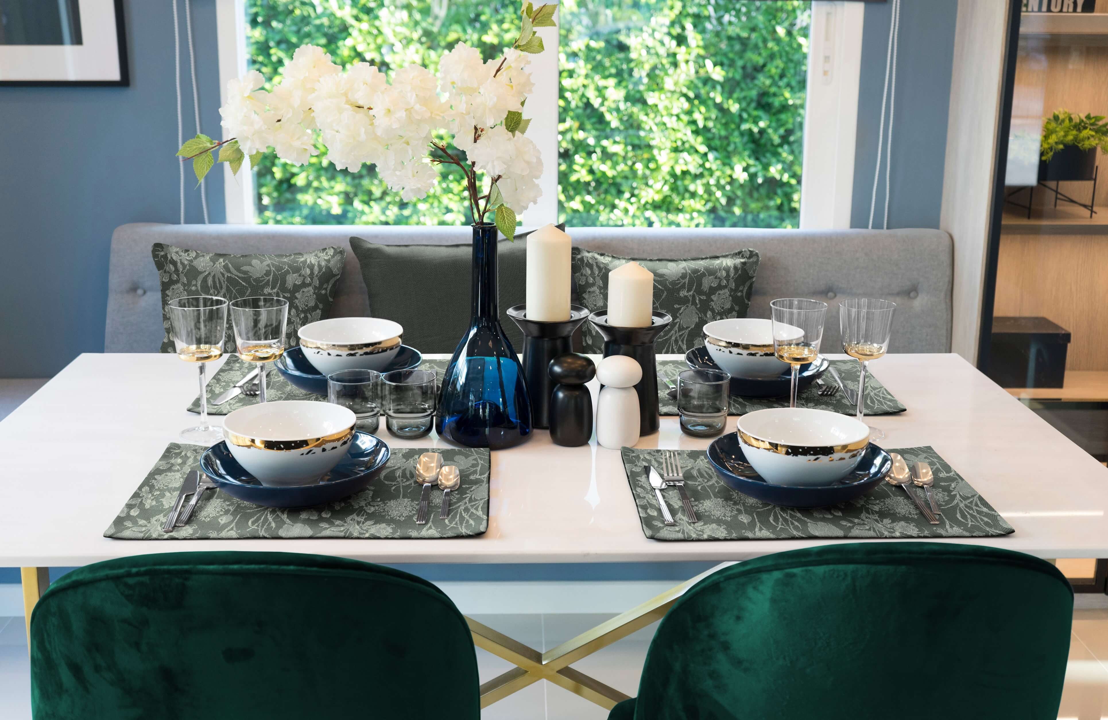 Adam Platzset Flower Cuvée, (Packung, 2-St)