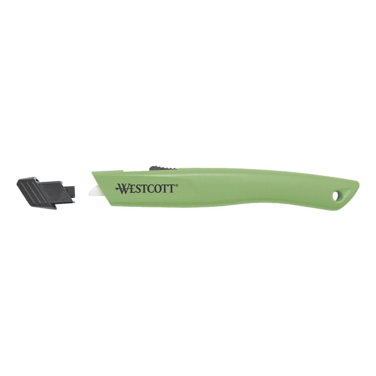 WESTCOTT Cuttermesser, mit Keramikklinge, automatisch einziehbar