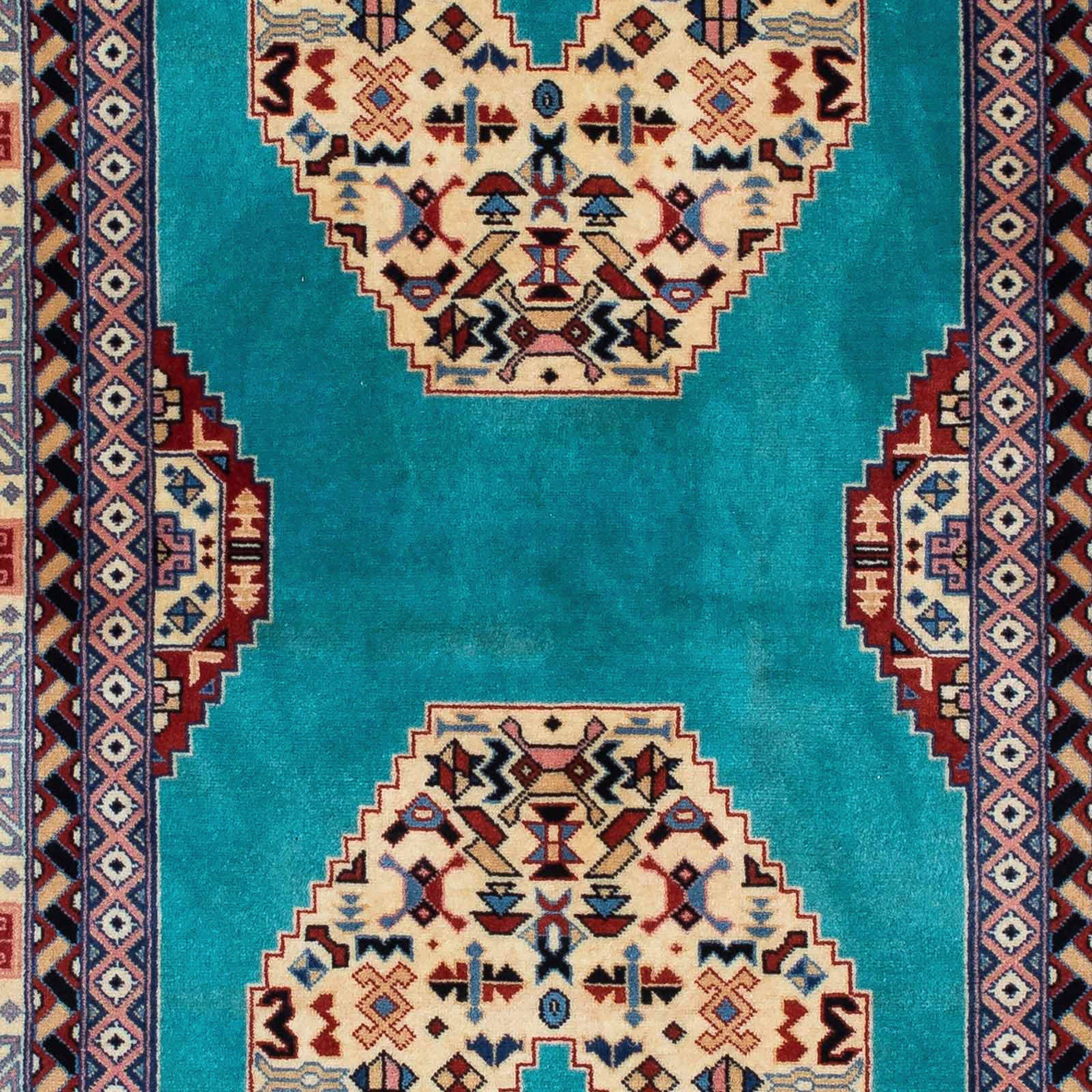 Orientteppich x Royal - Höhe: - Perser 190 7 75 rechteckig, Einzelstück mit morgenland, Täbriz Handgeknüpft, cm Wohnzimmer, Zertifikat blau, - - mm,