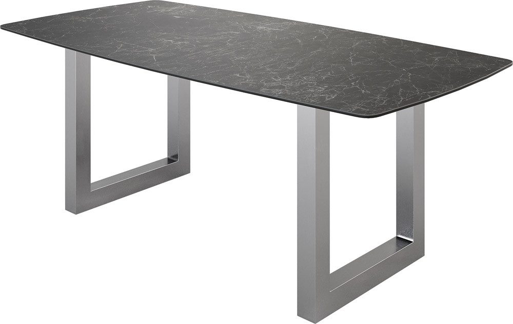 DELIFE Esstisch Edge, Bootsform Keramik Laminam® günstig online kaufen