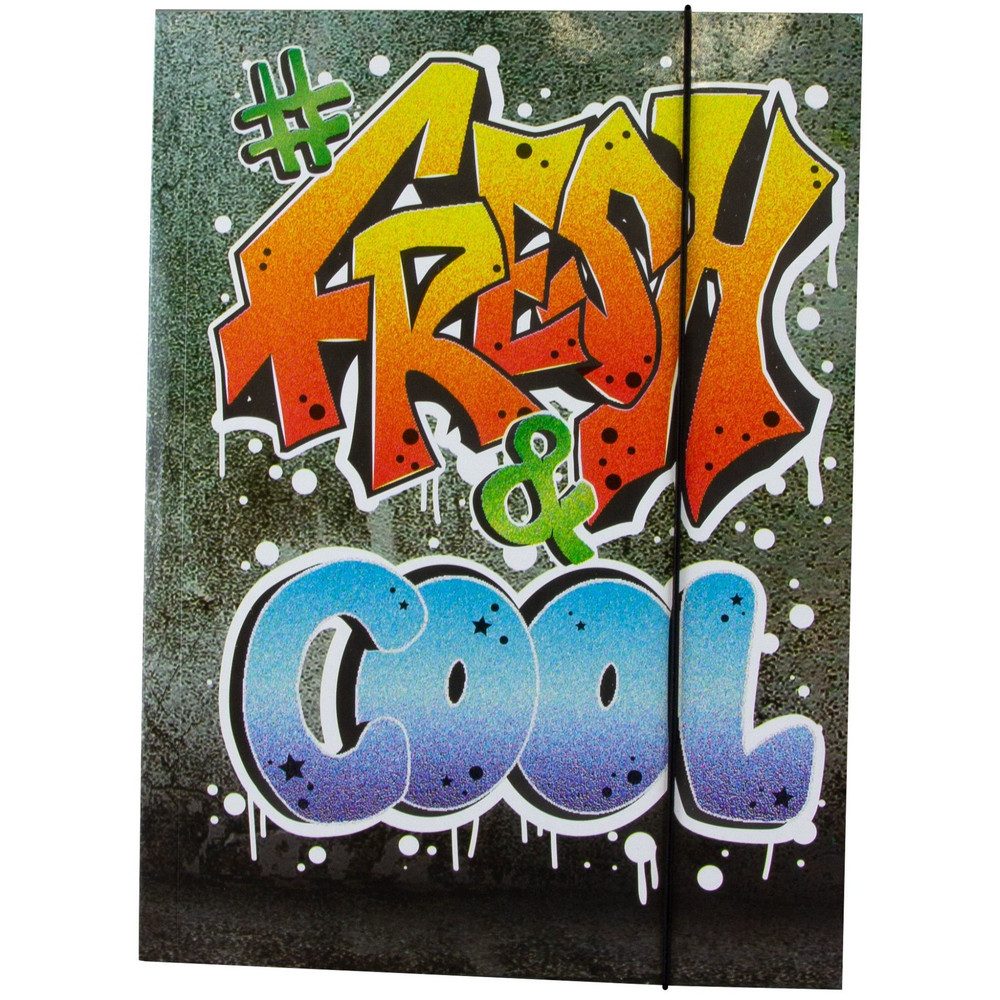 MICA Schreibmappe Gummizugmappe DIN A3 - Graffiti Fresh & Cool günstig online kaufen
