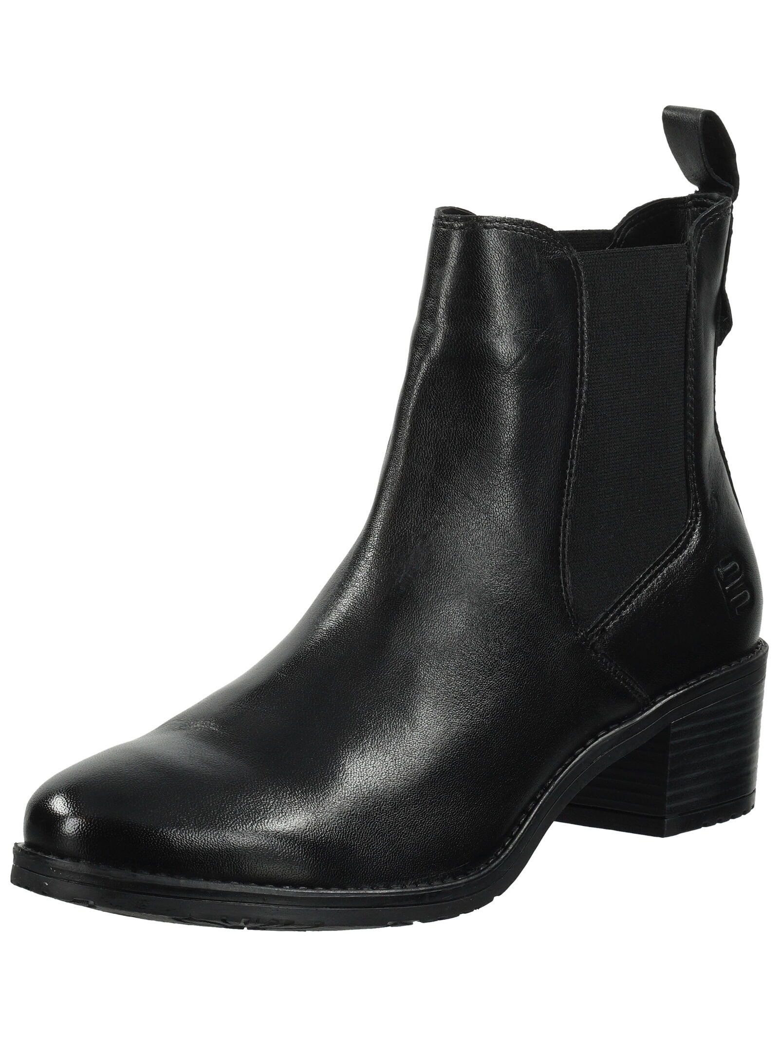 Stiefelette Leder/Textil . Stiefelette