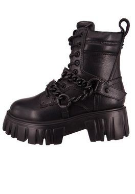 Buffalo 1270080 Lion Mid Chain Vegan Black Stiefelette