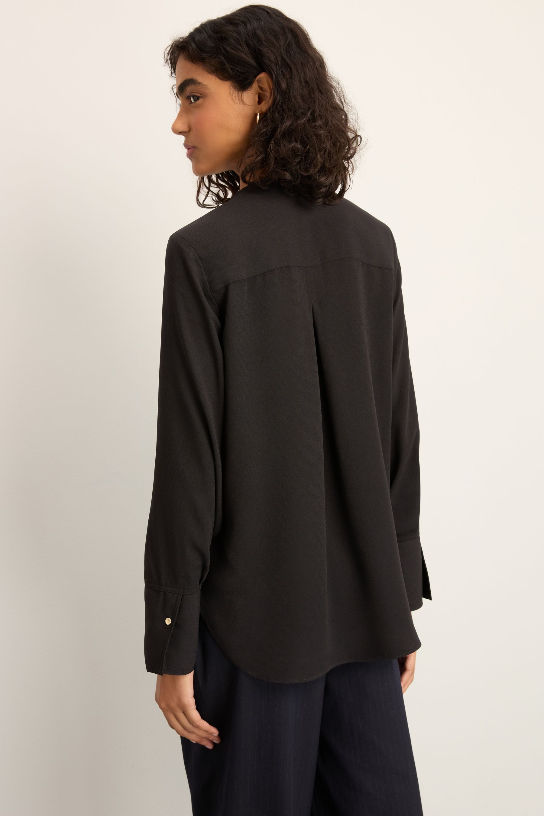 Next Langarmbluse Relaxed Fit Langärmlige Schlupfbluse günstig online kaufen