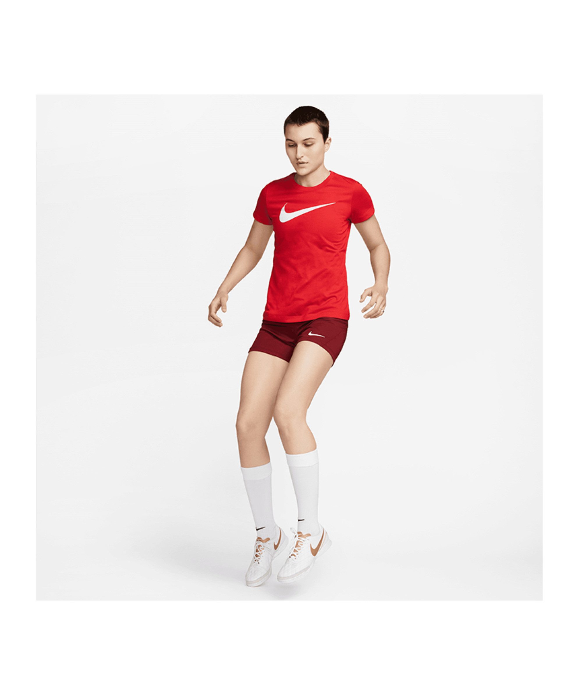 Nike T-Shirt Nike Performance Park 20 T-Shirt Swoosh Damen Polyester