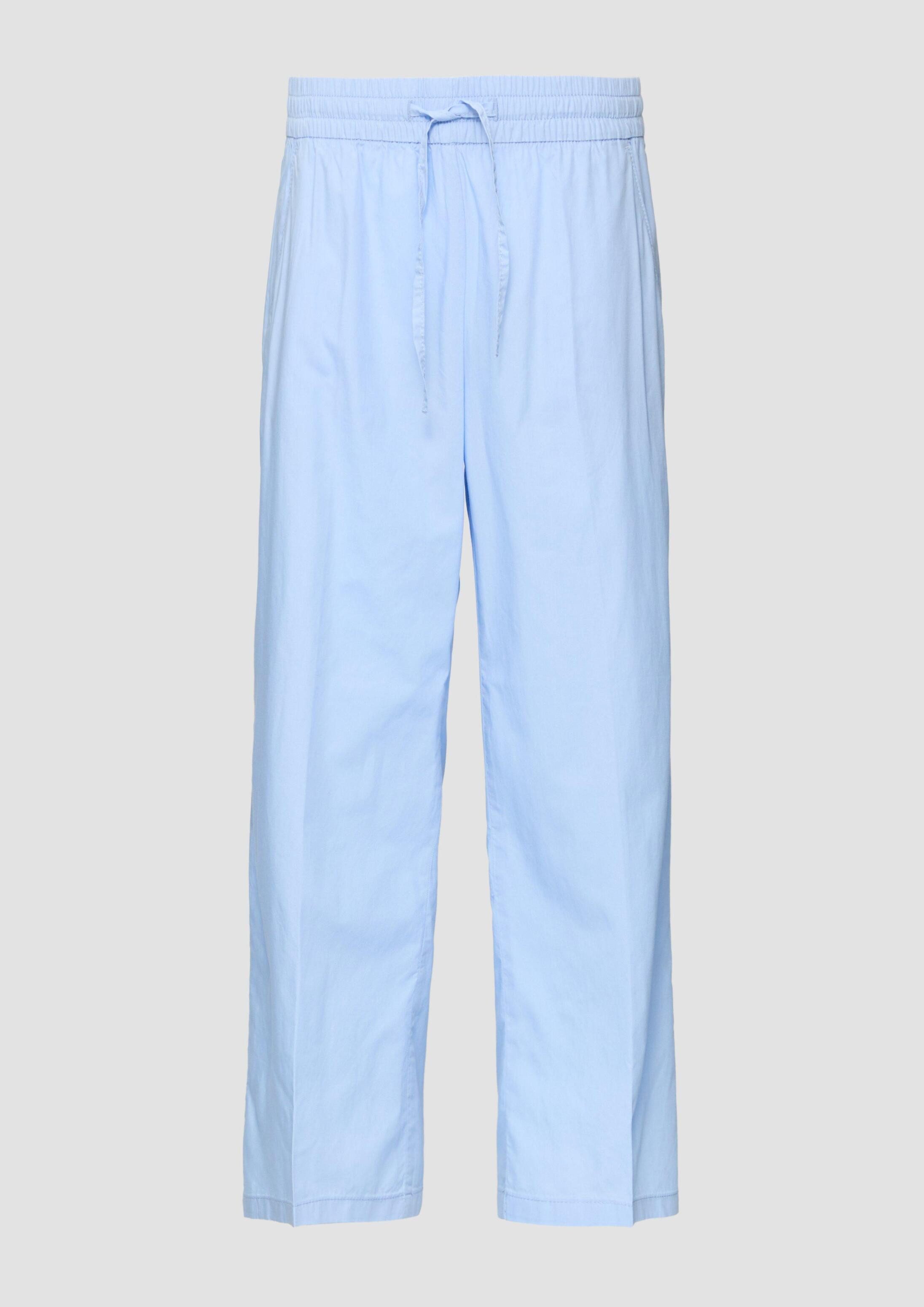 s.Oliver Culotte Hose Culotte aus Baumwolle mit Elastikbund und Tunnelzug