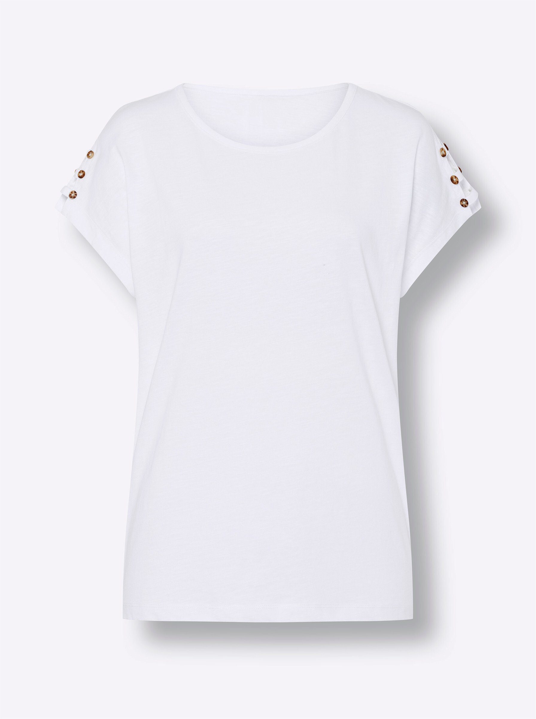 T-Shirt Rundhals-Shirt Extra kurz